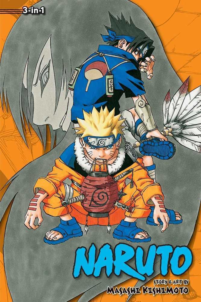 Naruto 3-In-1 Edition Graphic Novel Volume 03