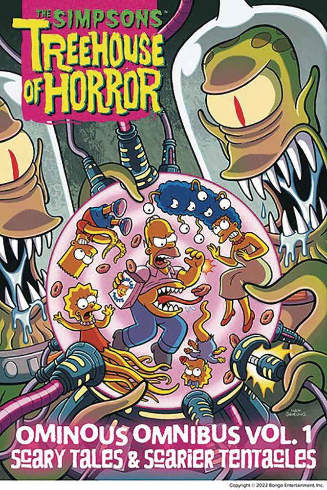 Simpsons Treehouse Of Horror Ominous Omnibus Hardcover Volume 01