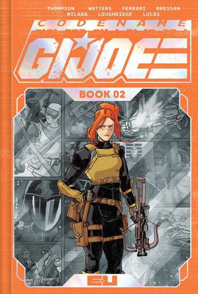 Codename G.I. Joe Deluxe Edition Hardcover Book 02 Scarlett Spot Foil Cover