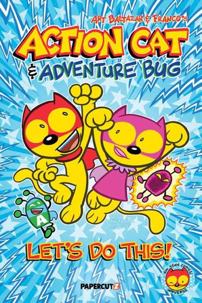 Action Cat & Adventure Bug Graphic Novel Lets Do This