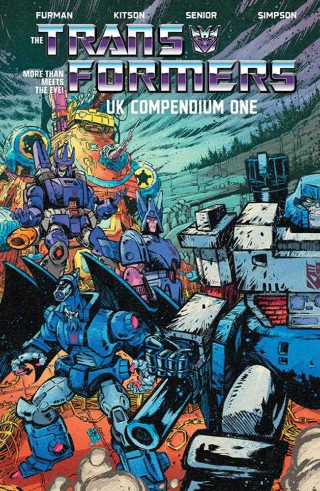 Transformers UK Compendium TPB Book 01 Jorge Corona & Mike Spicer Cover