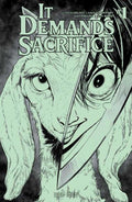 It Demands Sacrifice #1 (Of 4) Cover J Adam Pollina Glow In The Dark Variant