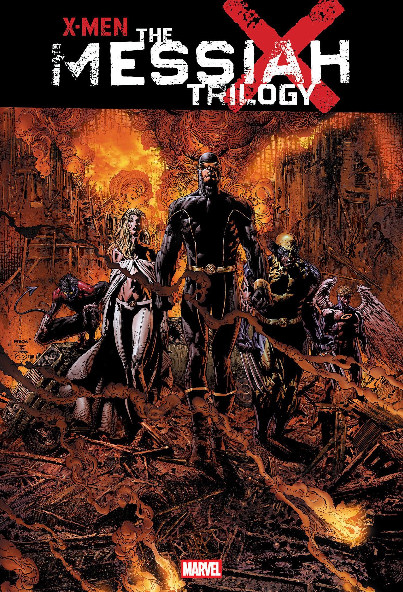 X-Men The Messiah Trilogy Omnibus Hardcover David Finch Cover