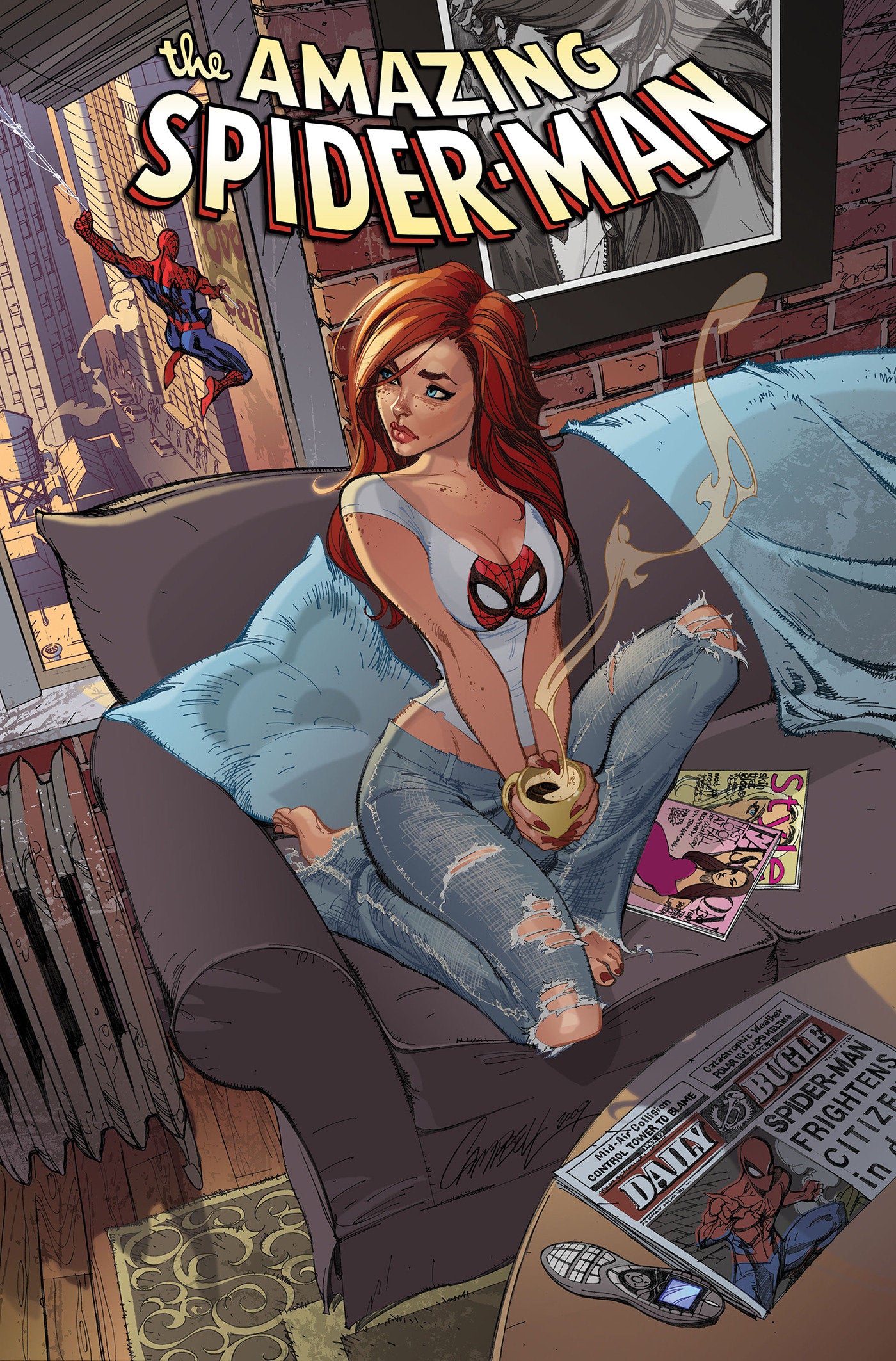 Spider-Man Brand New Day Omnibus Volume 02 J. Scott Campbell Cover [Direct Market Only]