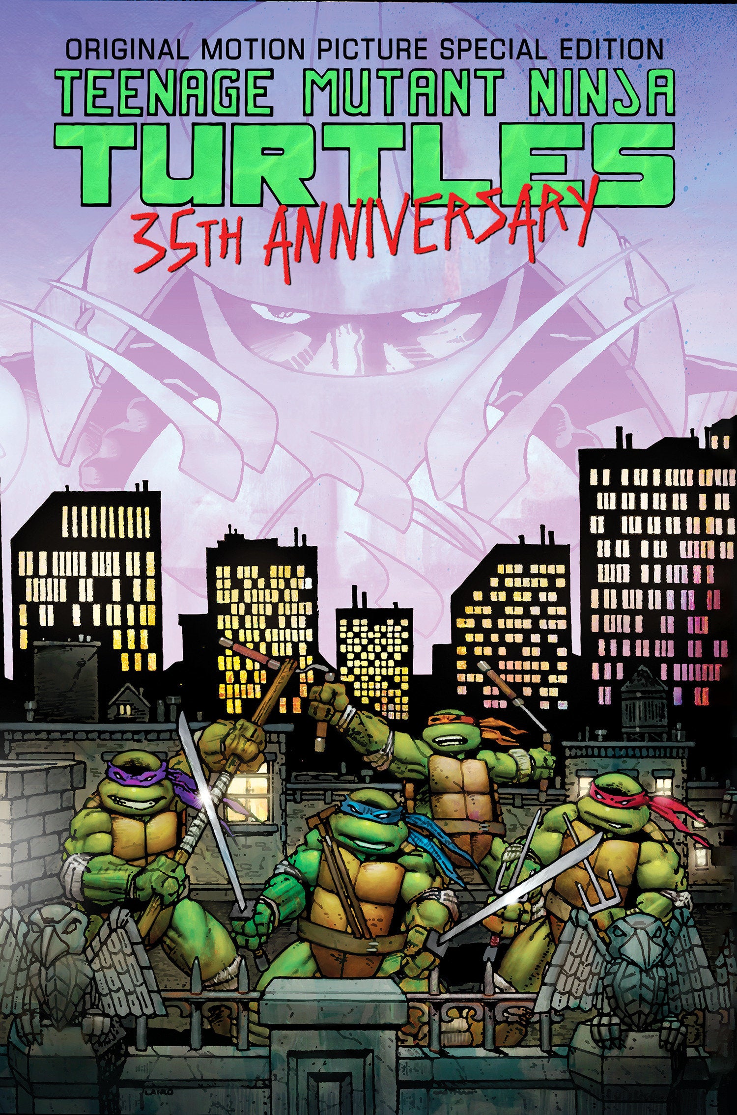 Teenage Mutant Ninja Turtles Original Motion Picture Special Edition 35th Anniversary Hardcover