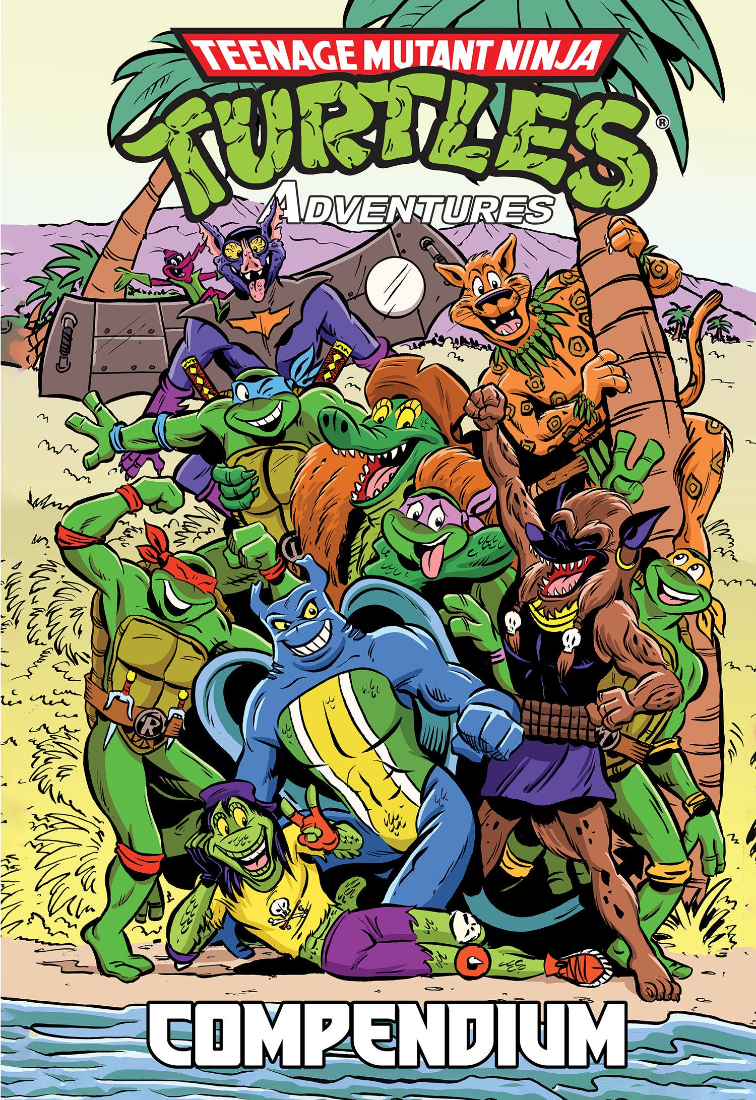 Teenage Mutant Ninja Turtles Adventures Compendium Hardcover Volume 02