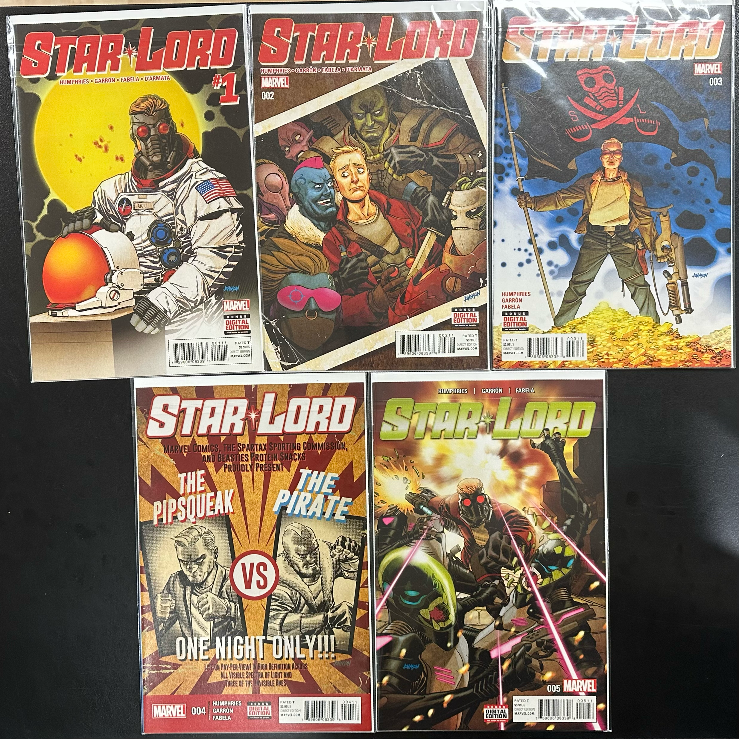 Comic Set - Star-Lord (2015) #1-5