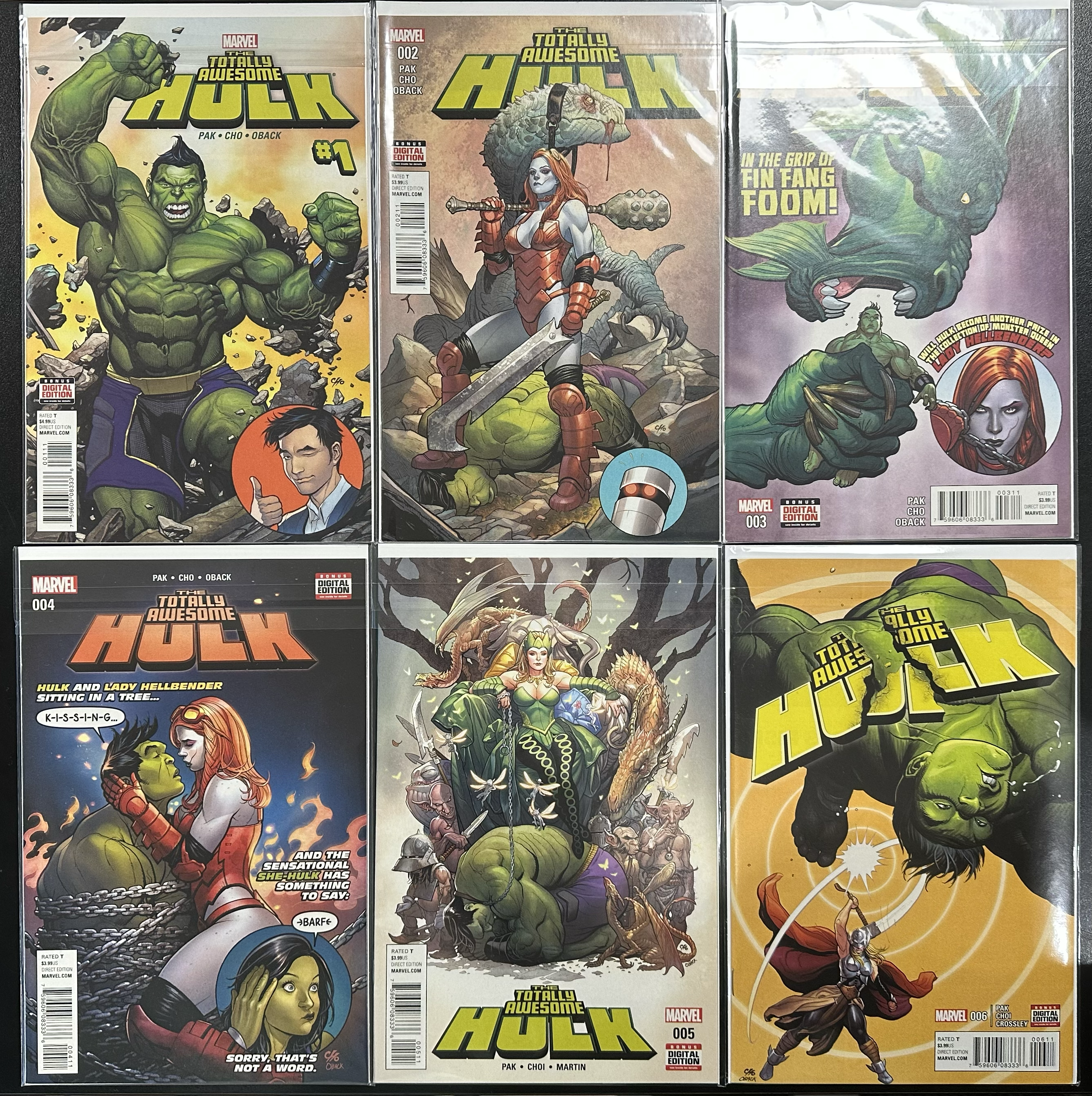 Comic Set - Totally Awesome Hulk #1-12