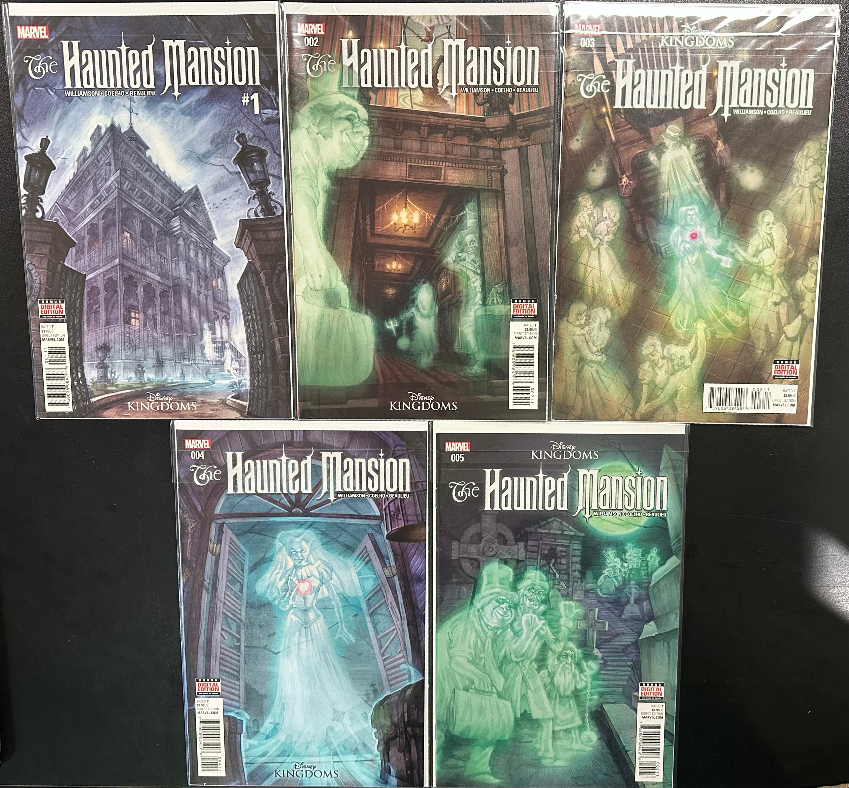 Comic Set - Disney's The Haunted Mansion (2016) (Complete Series)