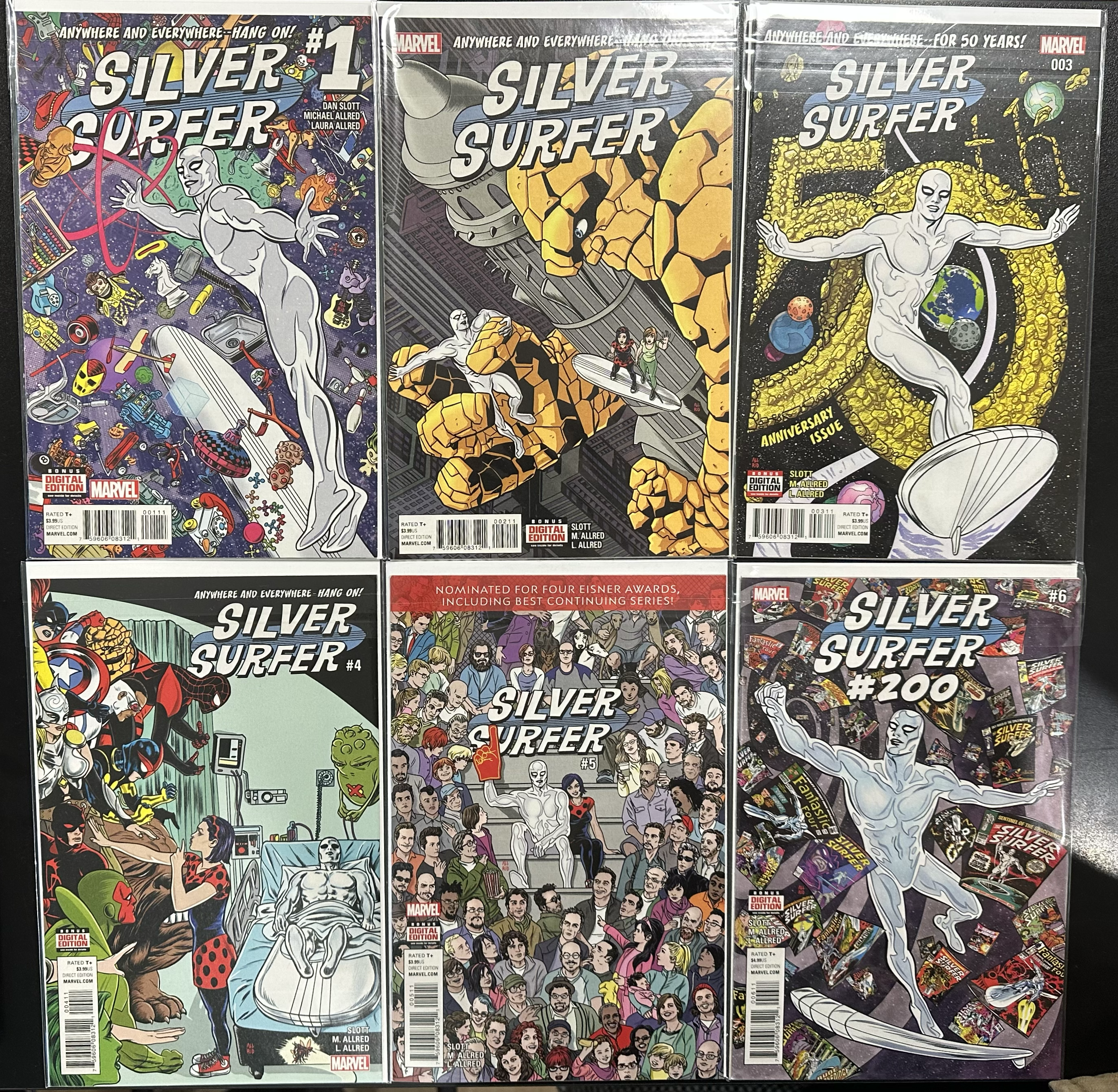Comic Set - Silver Surfer (2016) #1-6