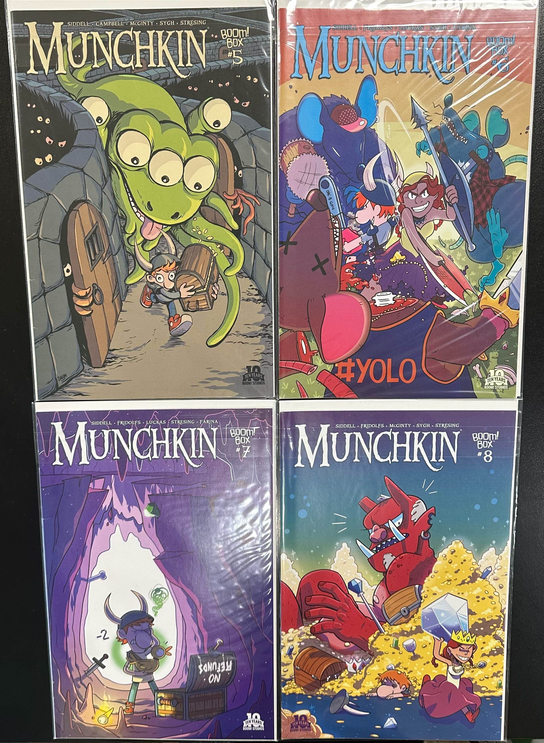 Comic Set - Munchkin #1-8