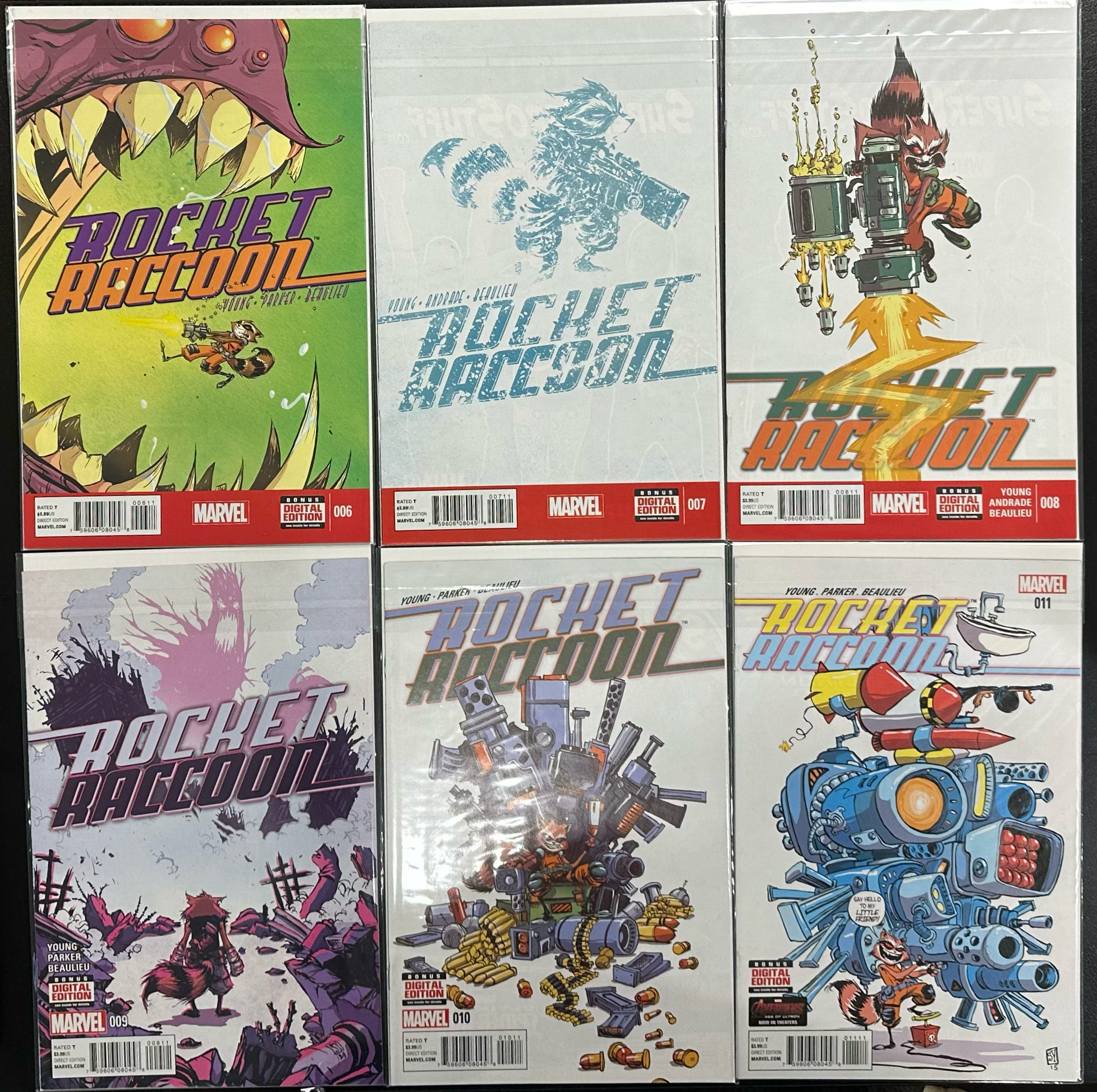 Comic Set - Rocket Raccoon (2014) (Complete Series)