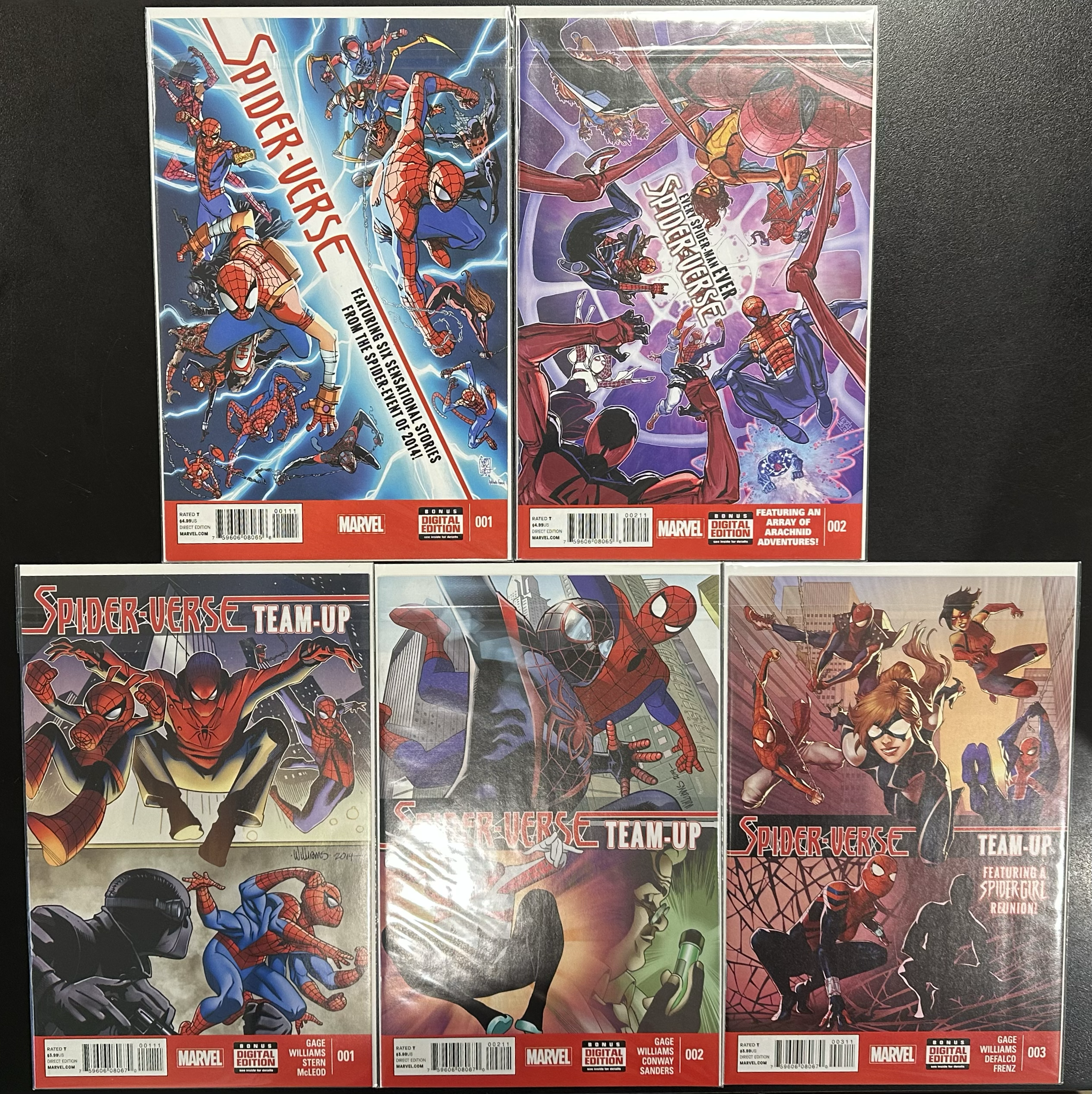 Comic Set - Spider-Verse (2014) (Complete Series) + Spider-Verse Team-Up (Complete Series)