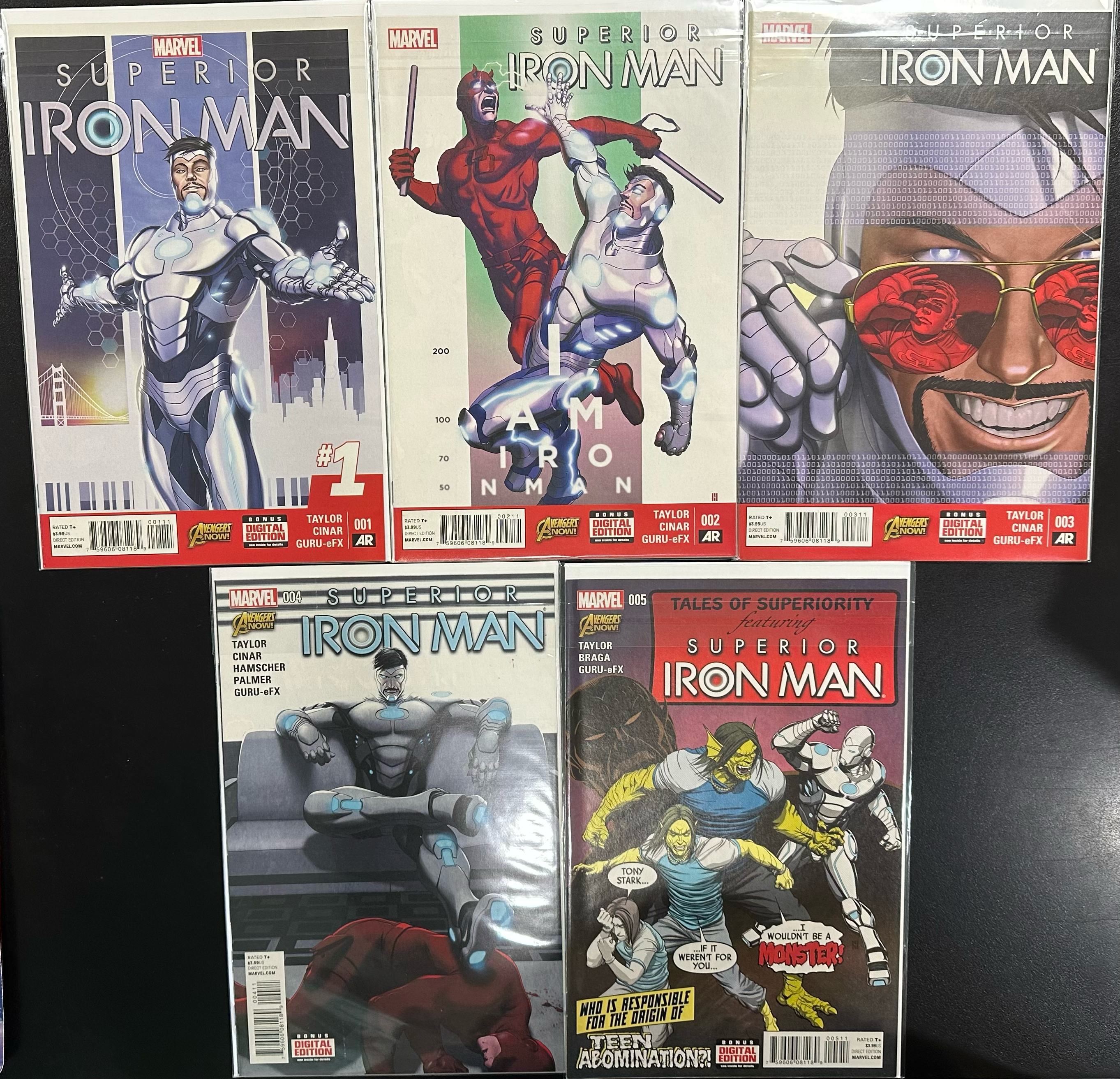 Comic Set - Superior Iron Man (Complete Series)