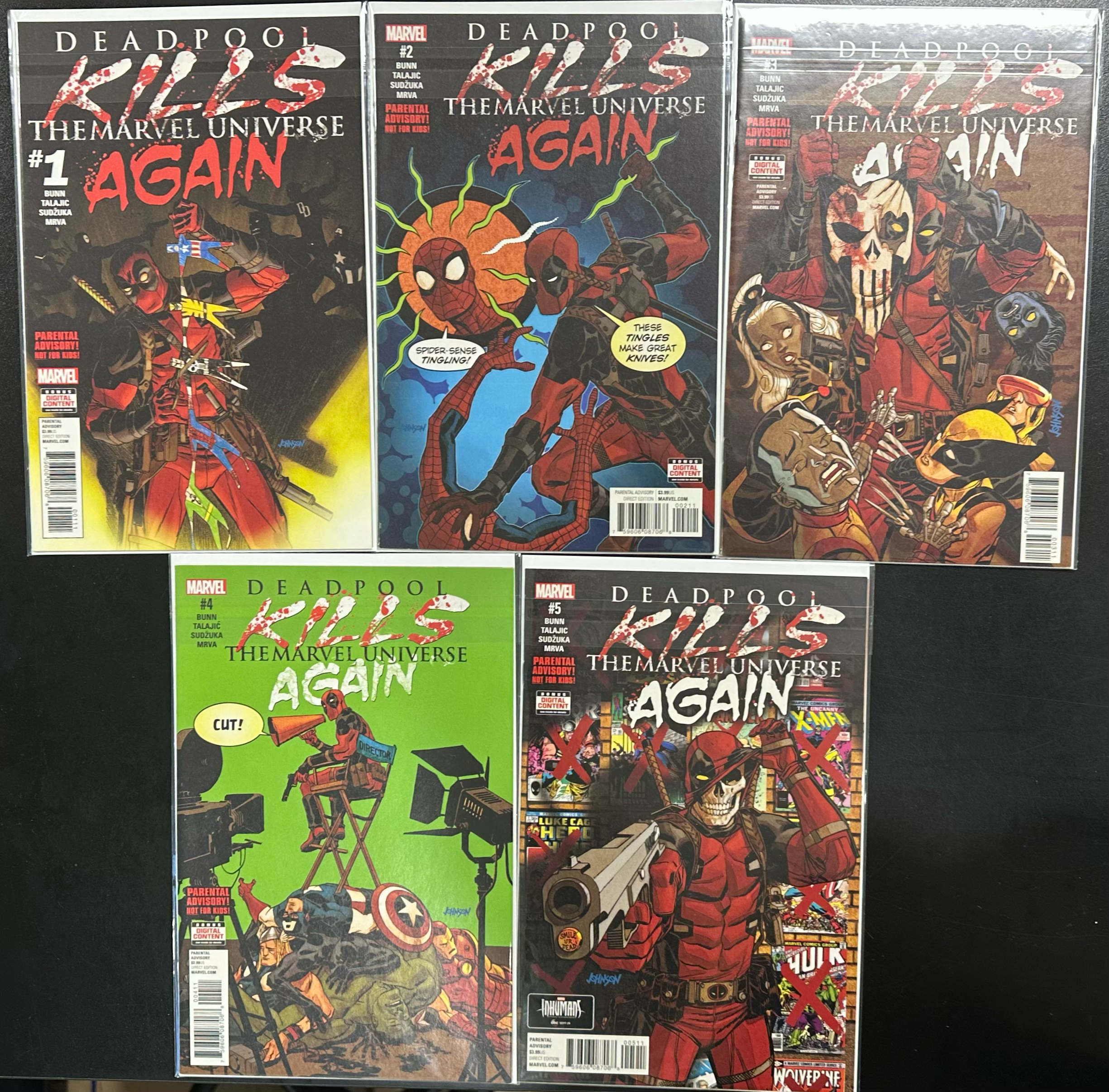 Comic Set - Deadpool Kills the Marvel Universe Again (Complete Series)
