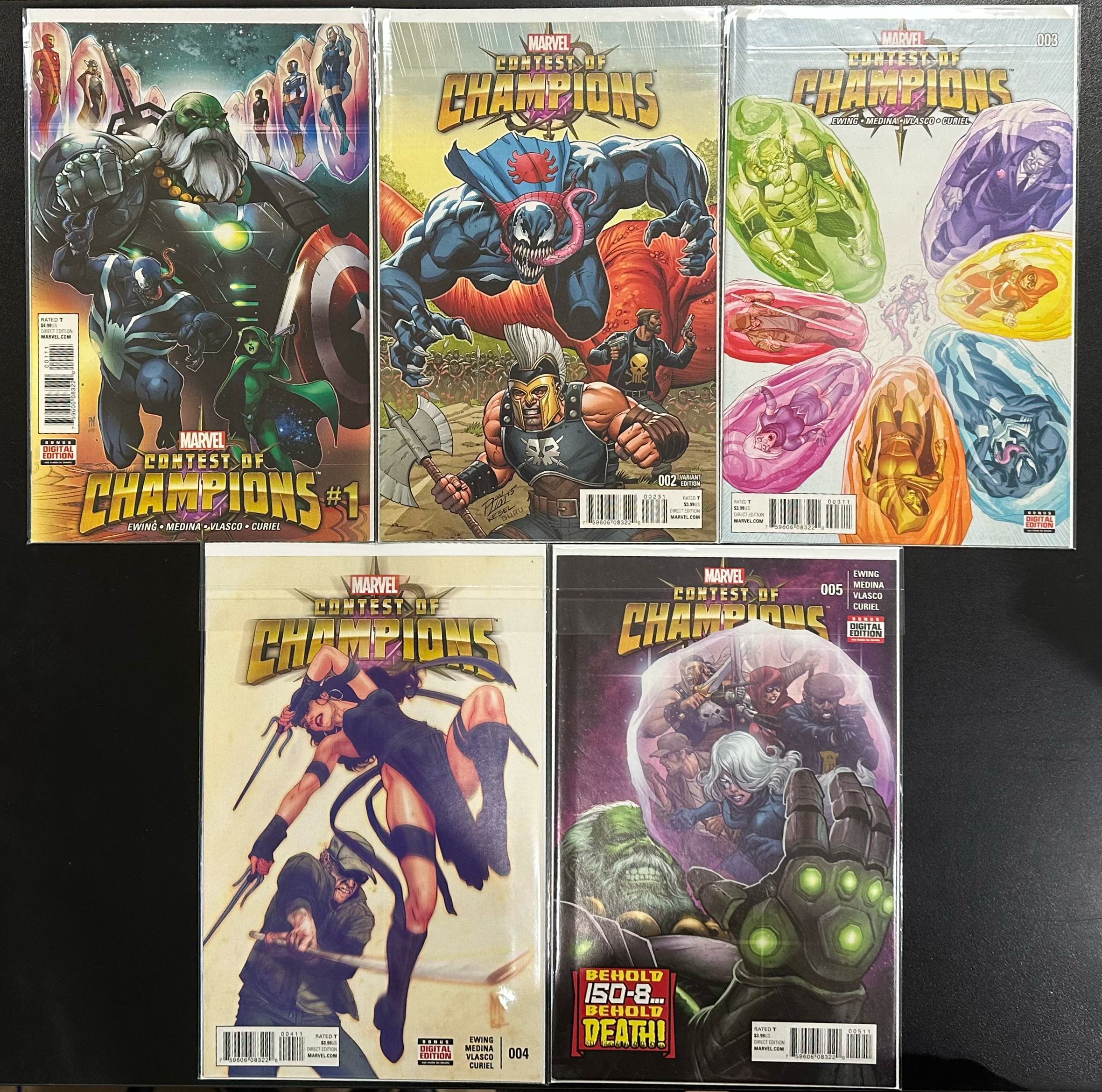 Comic Set - Contest of Champions (2015) (Complete Series)
