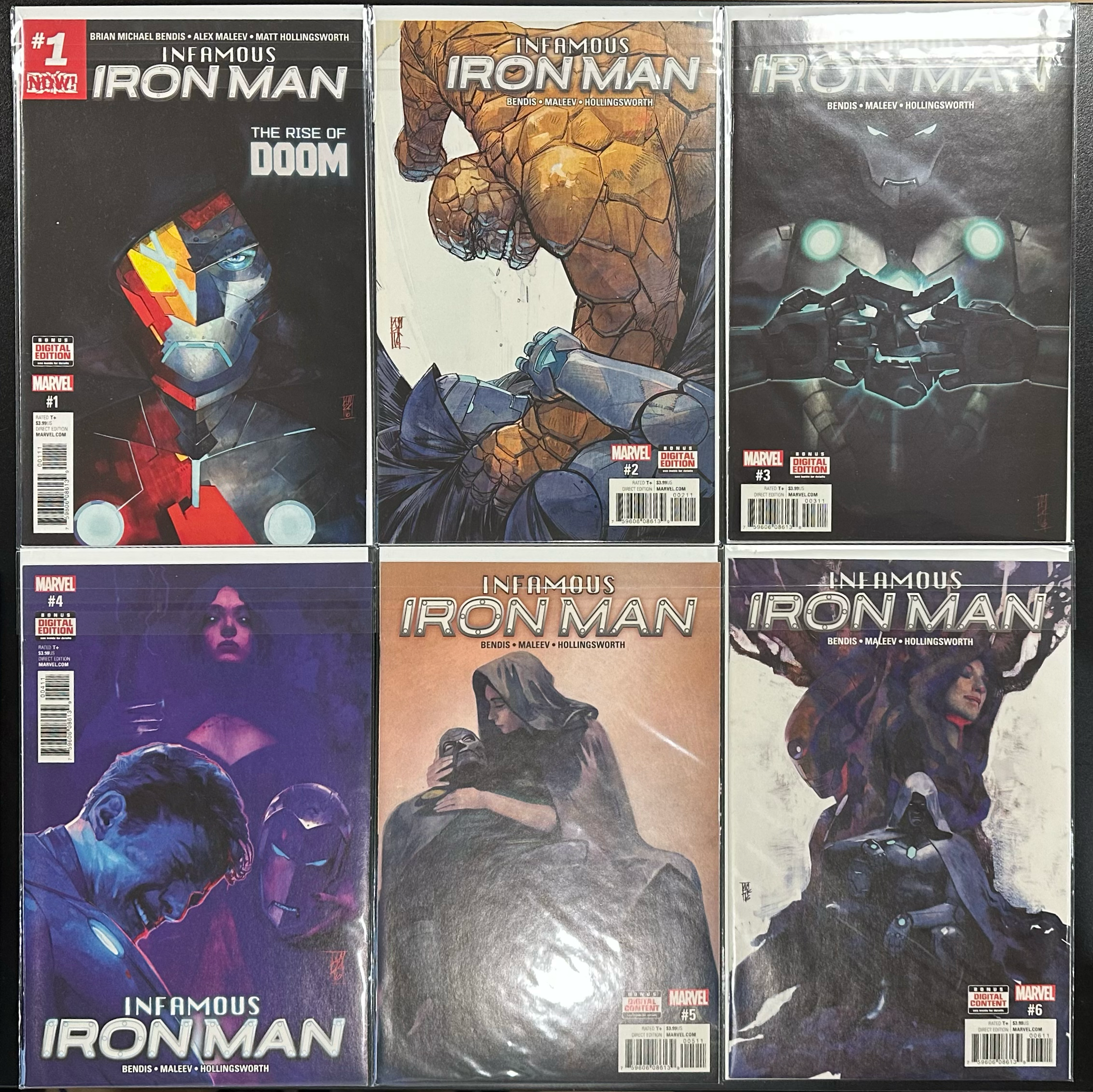Comic Set - Infamous Iron Man (Complete Series)