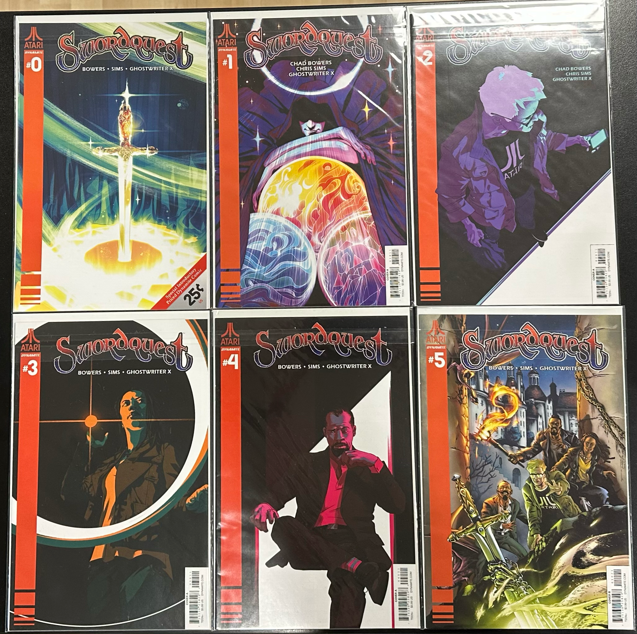 Comic Set - Swordquest (2017) (Complete Series)