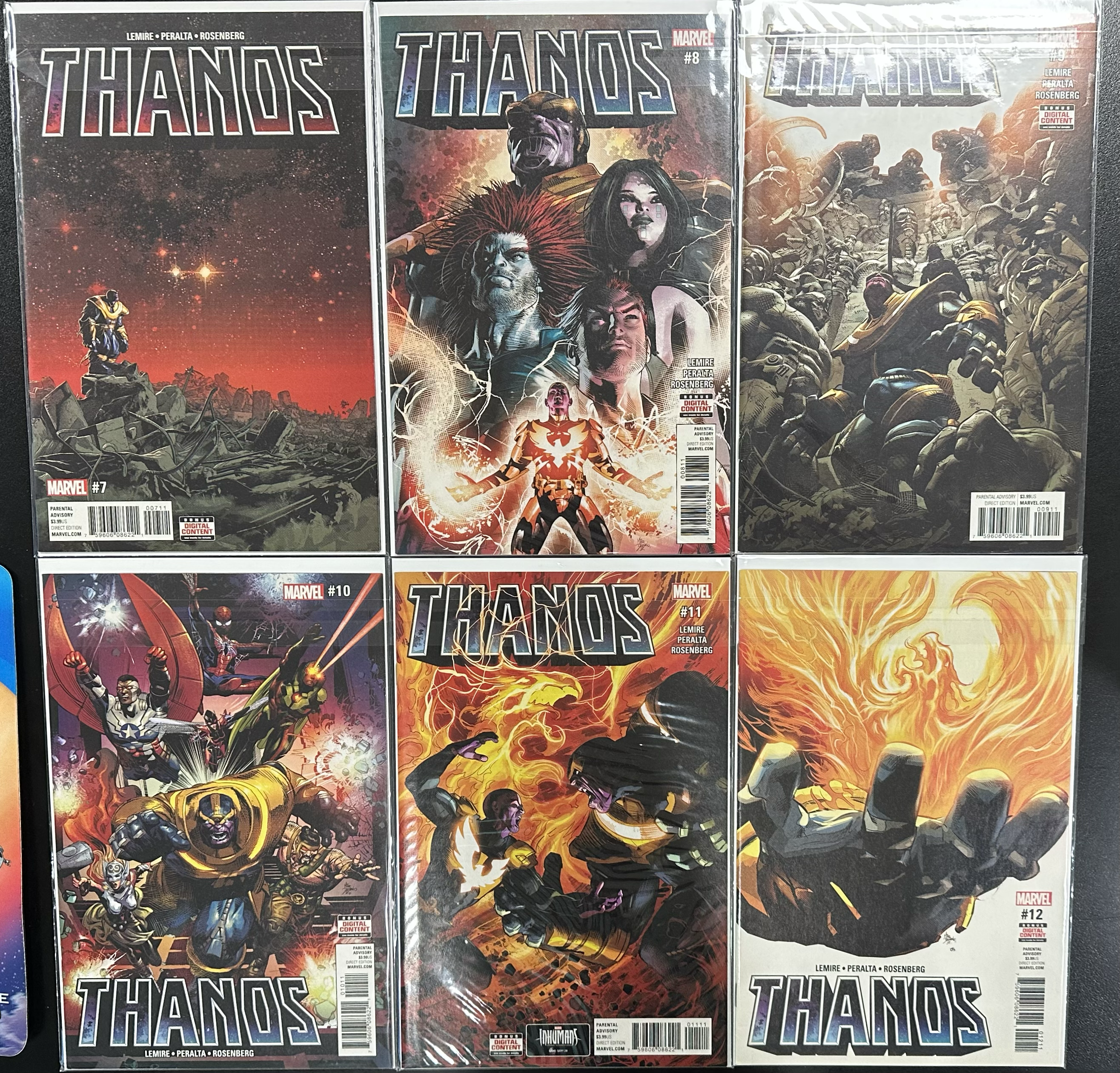 Comic Set - Thanos (2016) #1-12