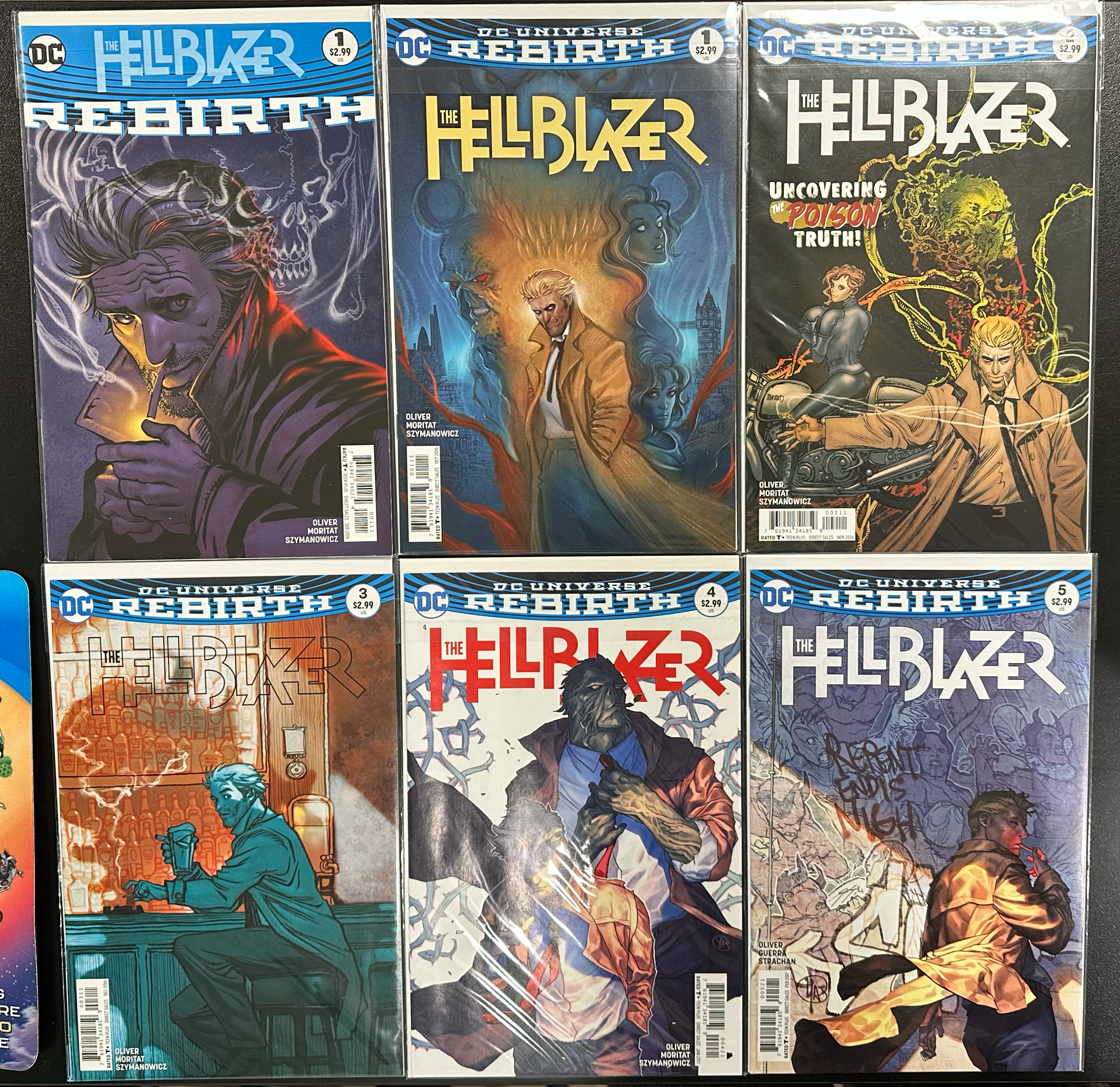 Comic Set - Hellblazer (2016) #1-12 + The Hellblazer: Rebirth #1