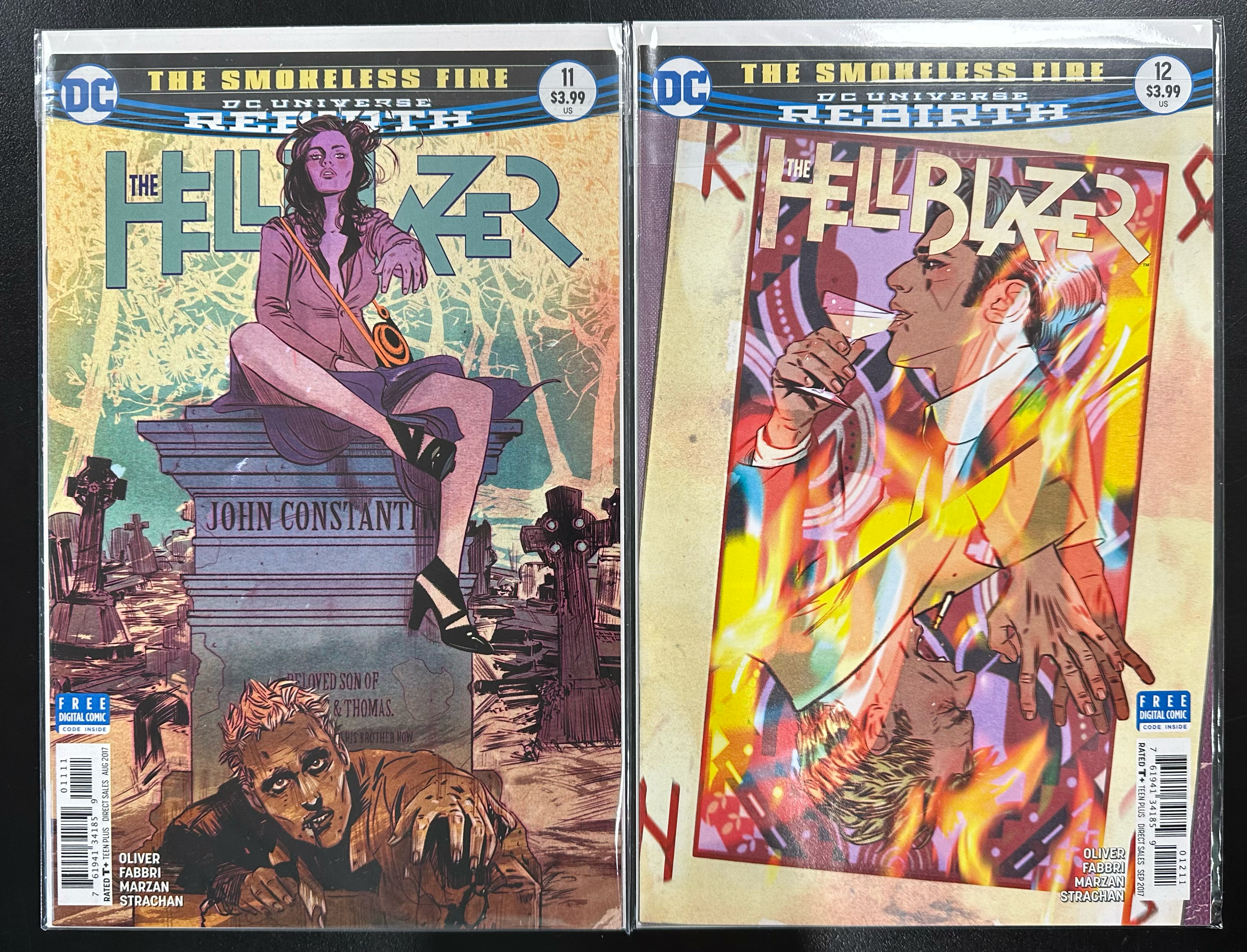 Comic Set - Hellblazer (2016) #1-12 + The Hellblazer: Rebirth #1