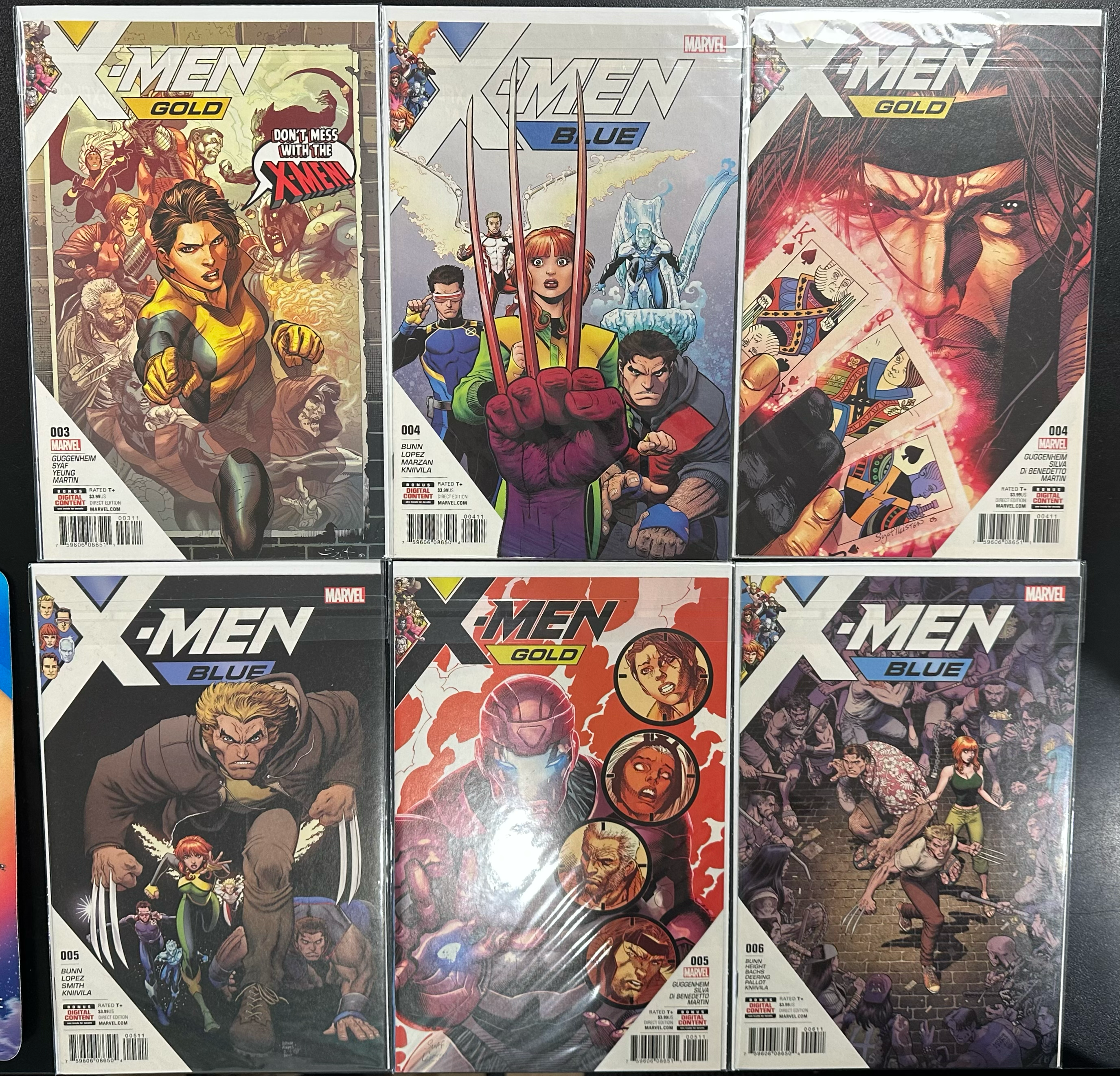 Comic Set - X-Men Blue (2017) #1-12 + X-Men Gold (2017) #1-12 + X-Men Prime (2017)