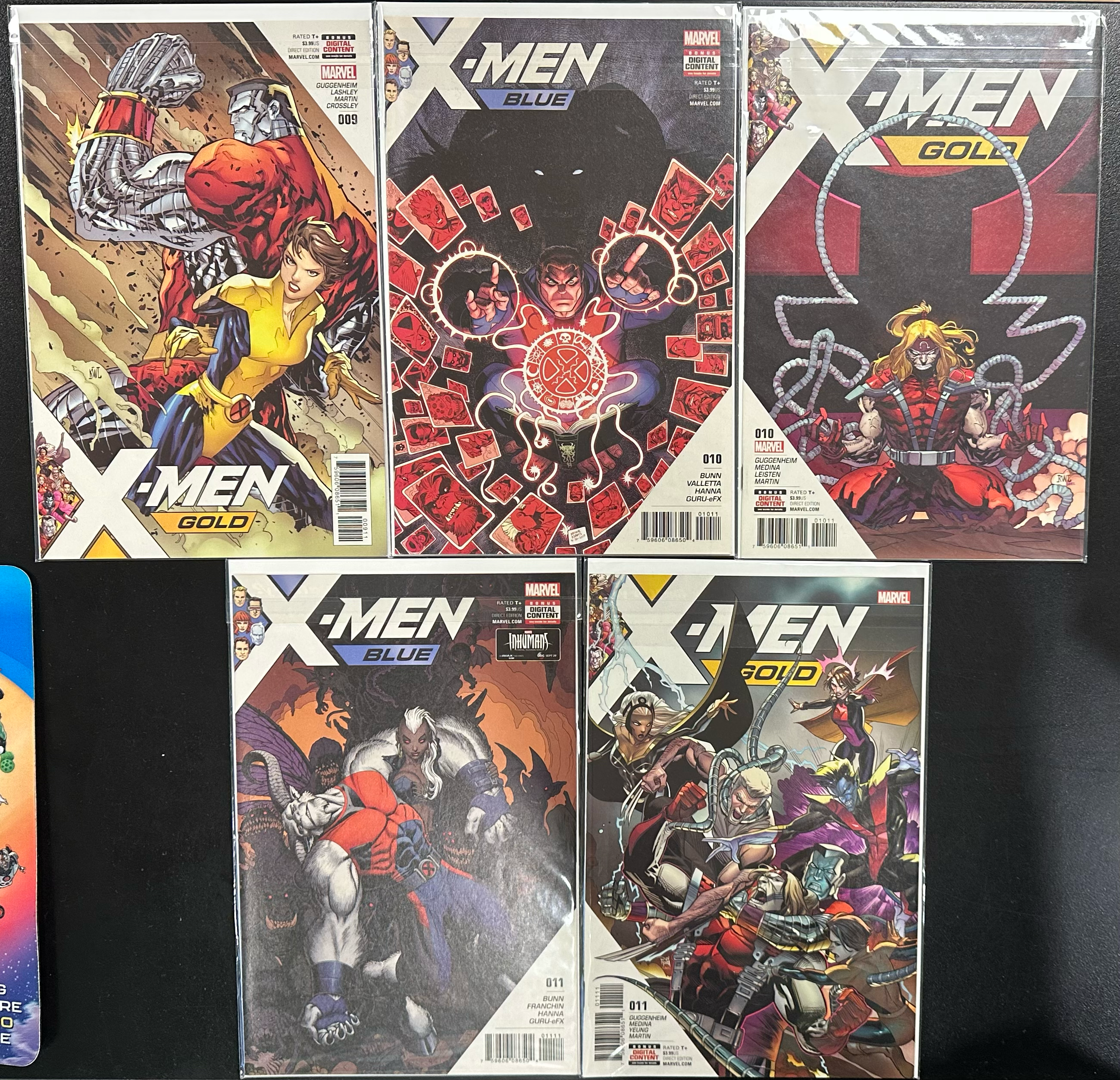 Comic Set - X-Men Blue (2017) #1-12 + X-Men Gold (2017) #1-12 + X-Men Prime (2017)