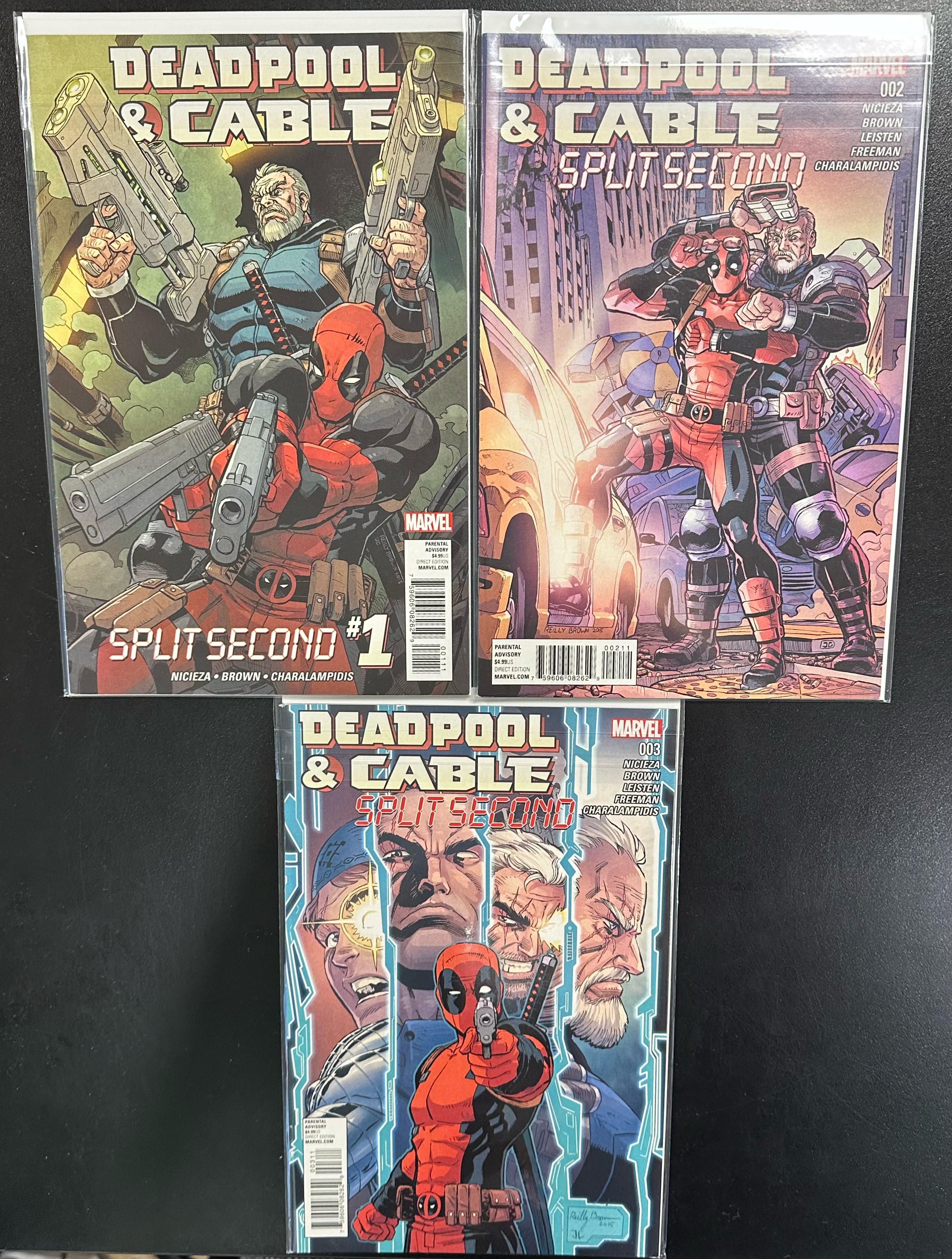 Comic Set - Deadpool & Cable Split Second (Complete Series)