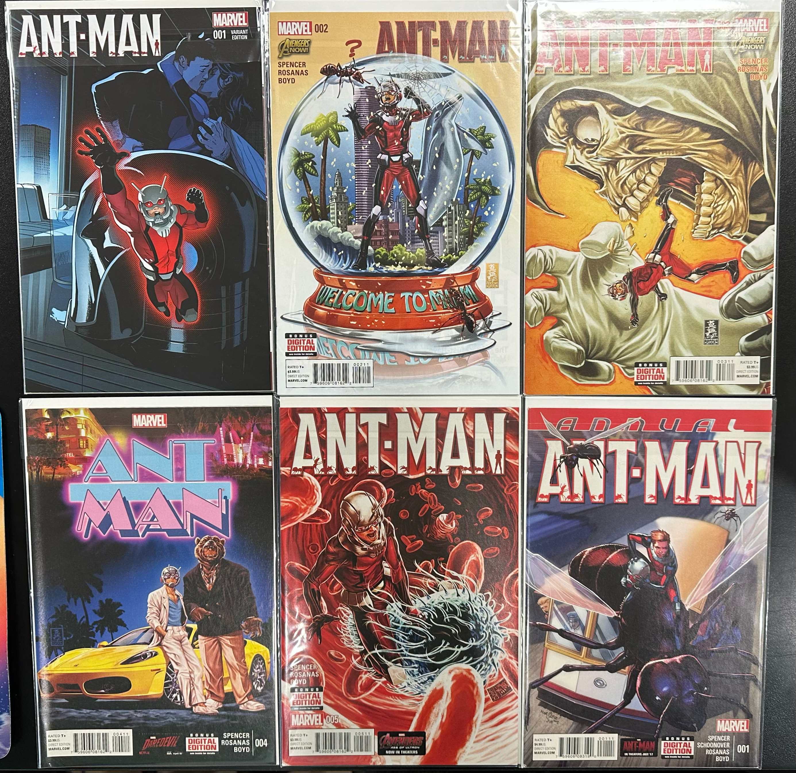 Comic Set - Ant-Man (2015) #1-5 + Annual