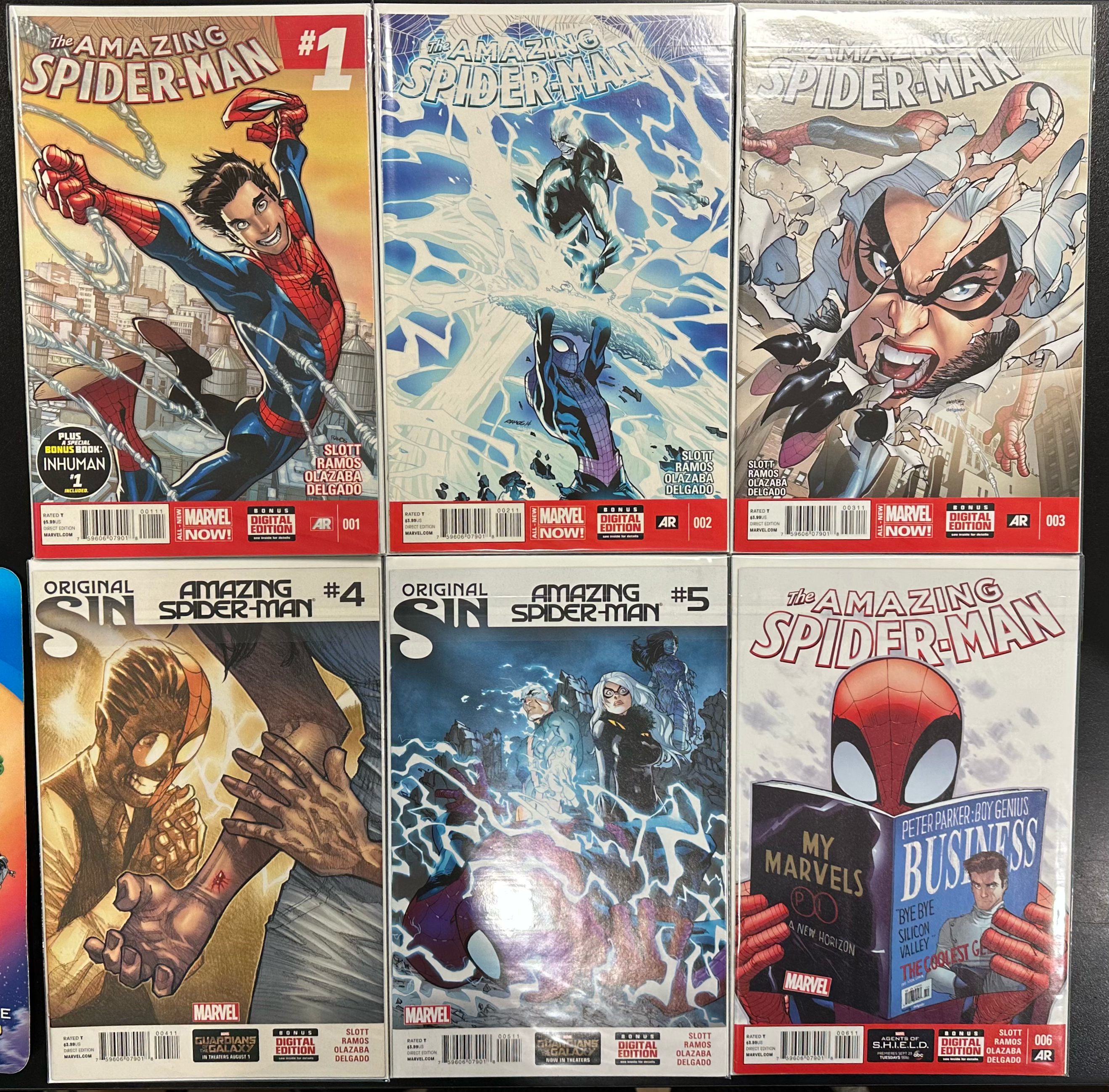 Comic Set - Amazing Spider-Man (2014) #1-15 (Spider-Verse Story Arc)