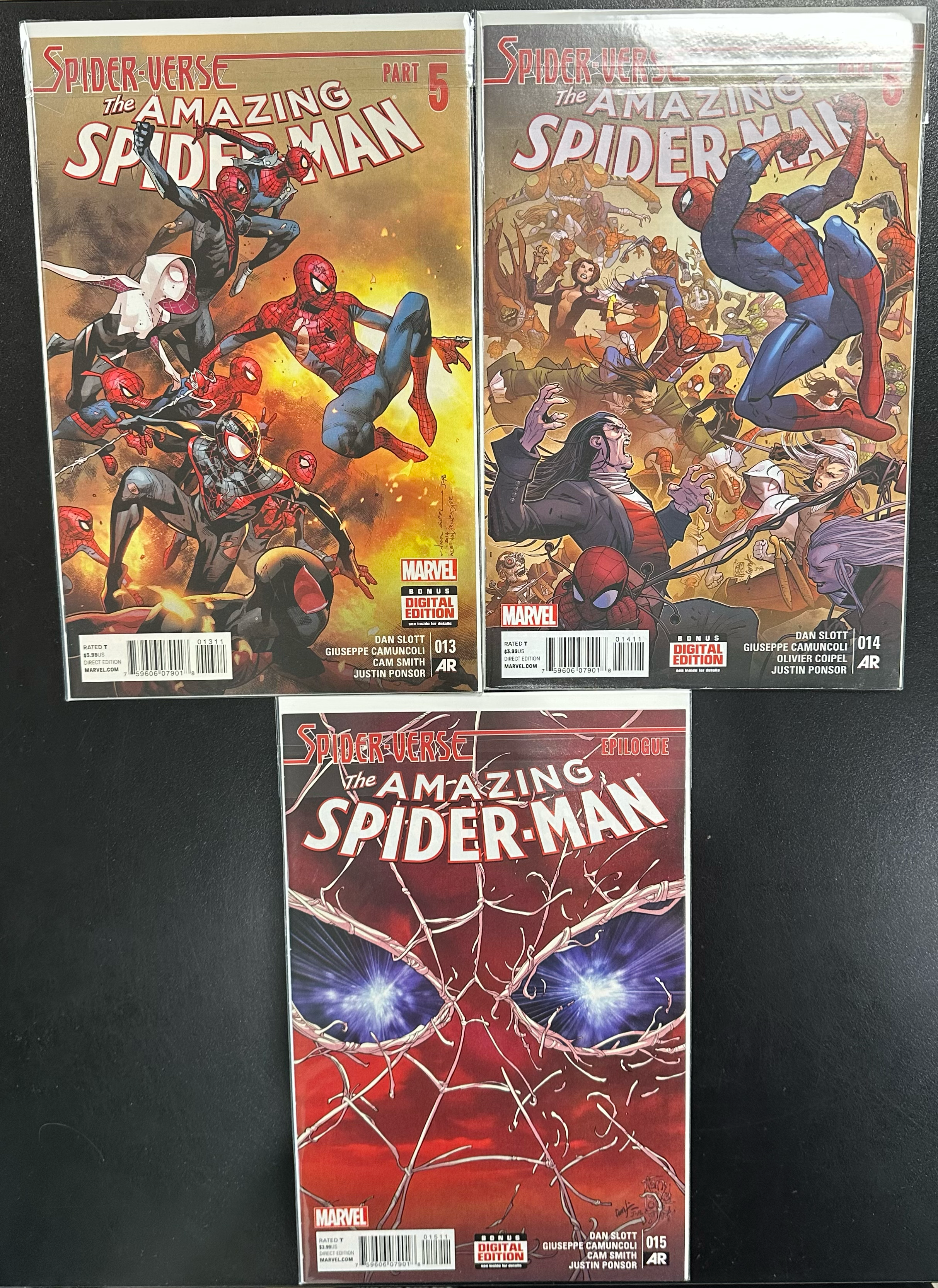 Comic Set - Amazing Spider-Man (2014) #1-15 (Spider-Verse Story Arc)