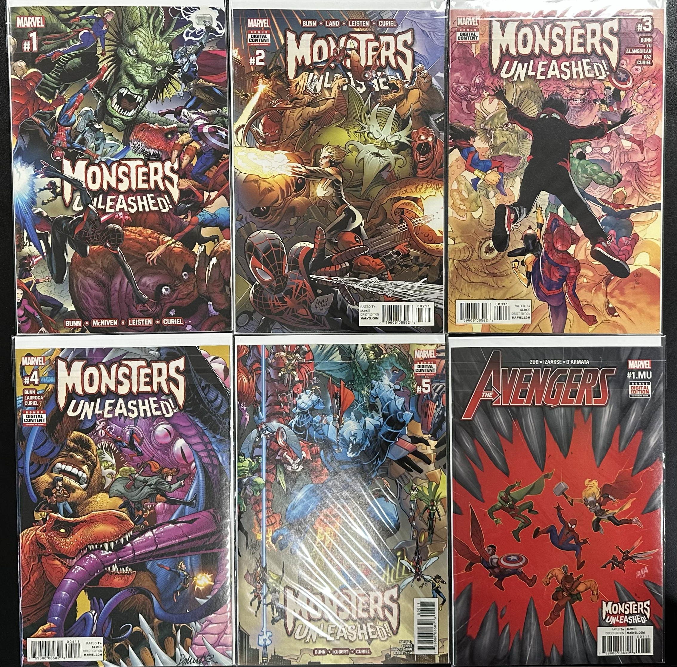 Comic Set - Marvel Monsters Unleashed (Complete Series) + Tie-In's