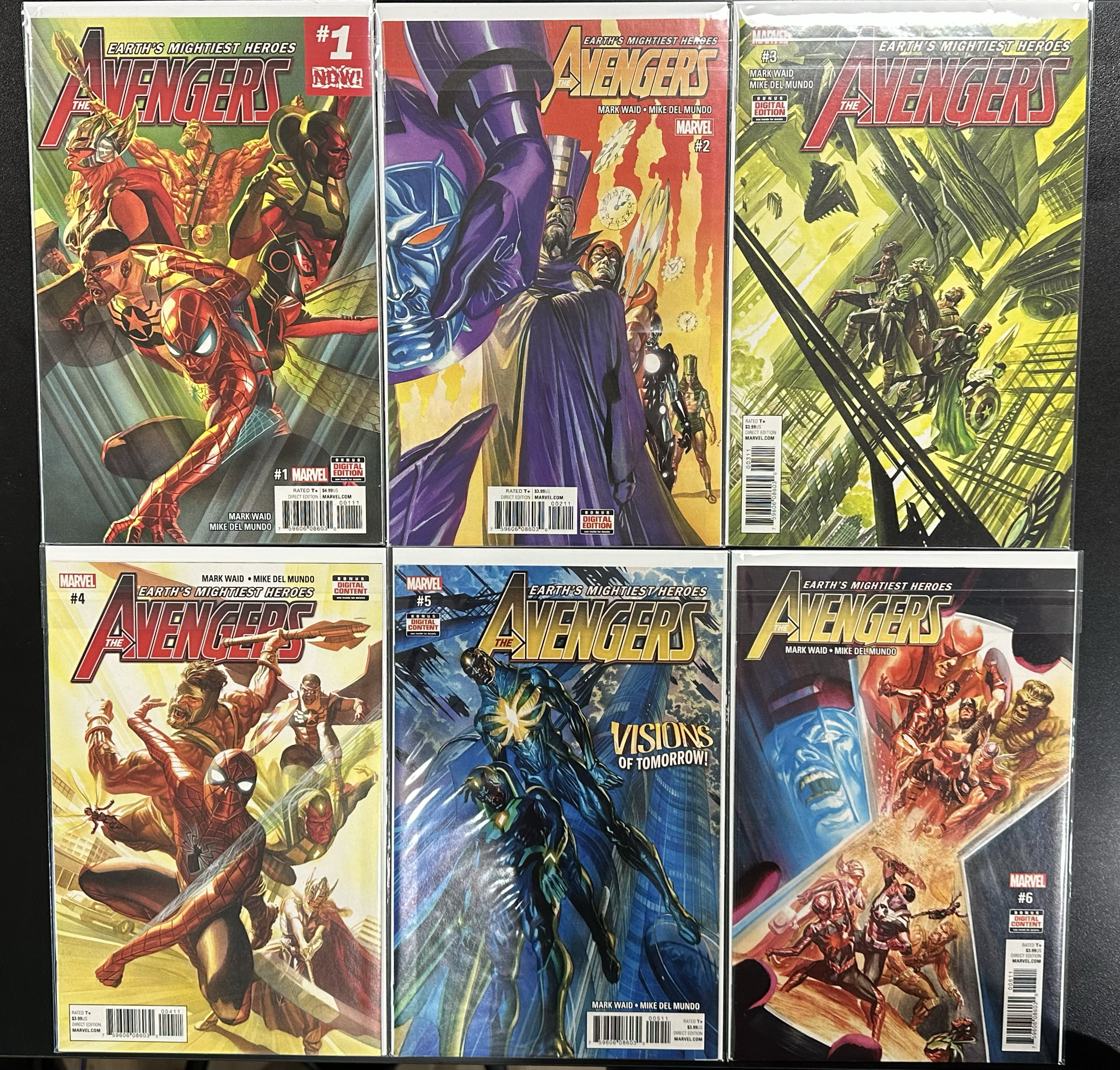 Comic Set - Avengers (2016) #1-11