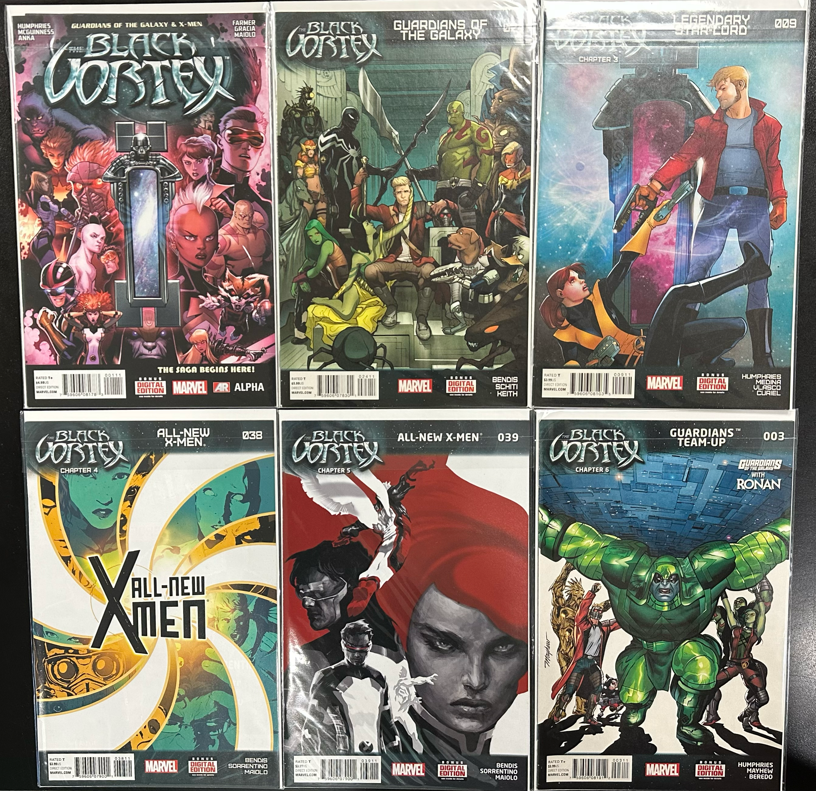 Comic Set - Marvel Black Vortex (Complete Crossover Event Series)