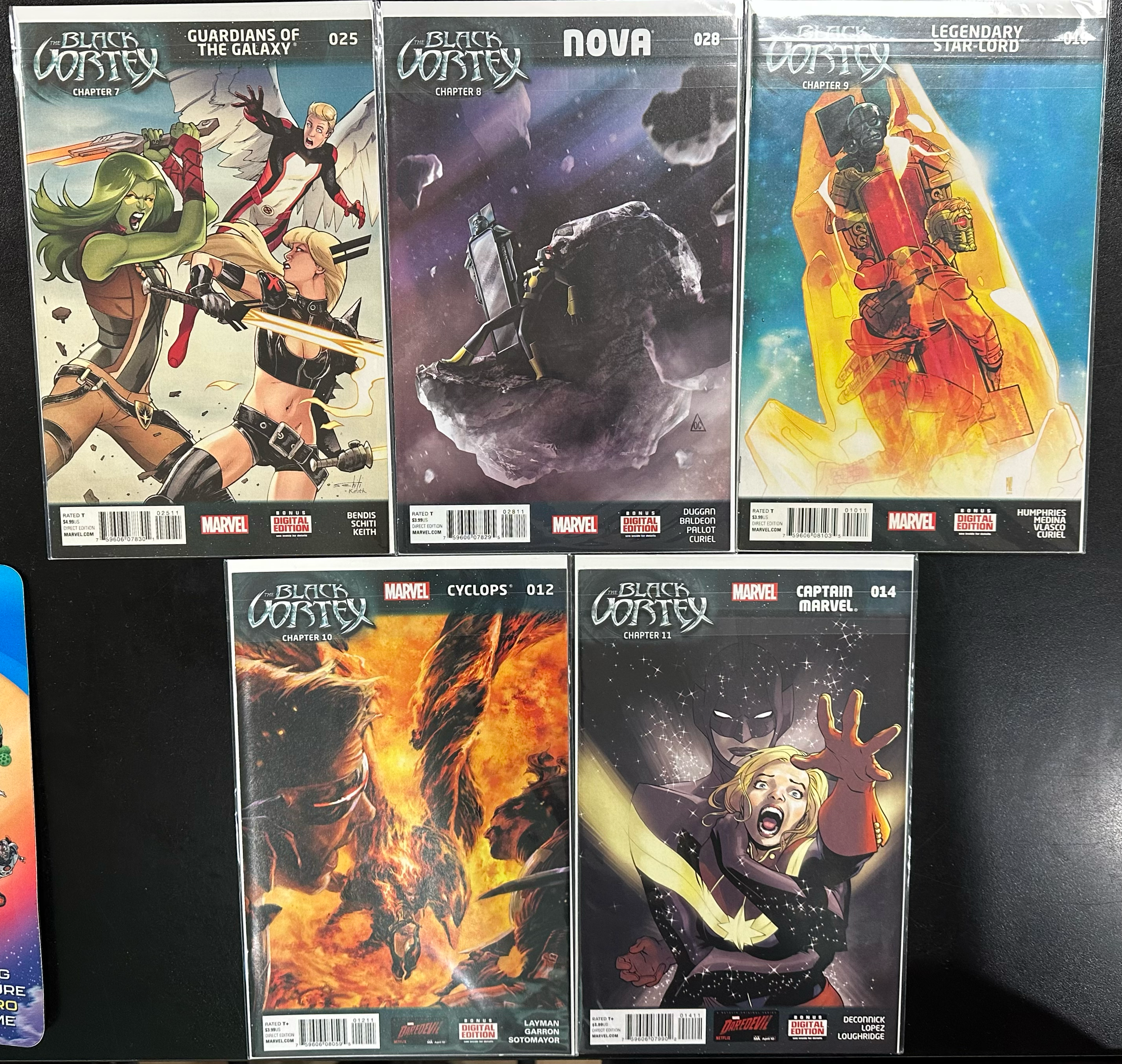 Comic Set - Marvel Black Vortex (Complete Crossover Event Series)