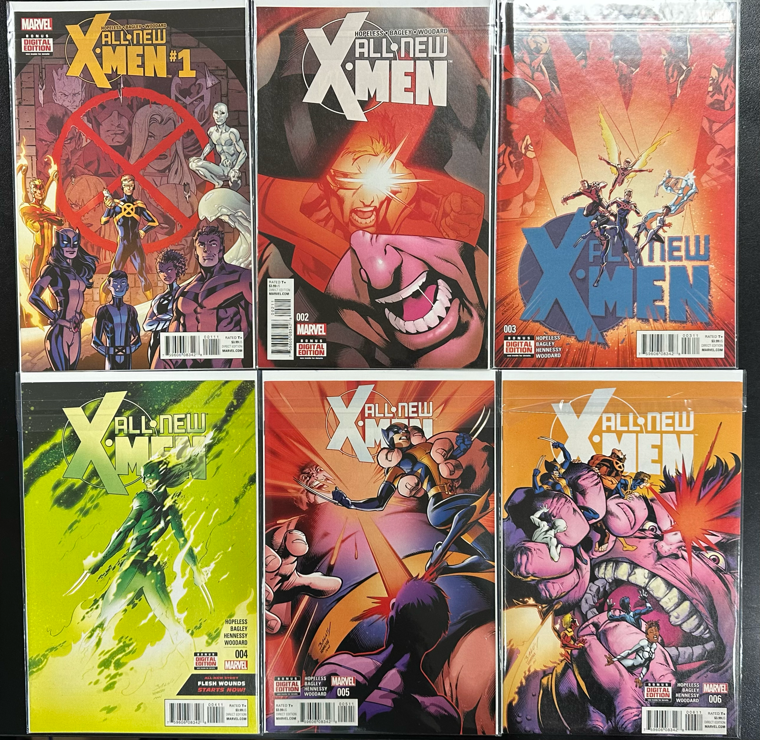 Comic Set - All-New X-Men (2015) (Complete Series)