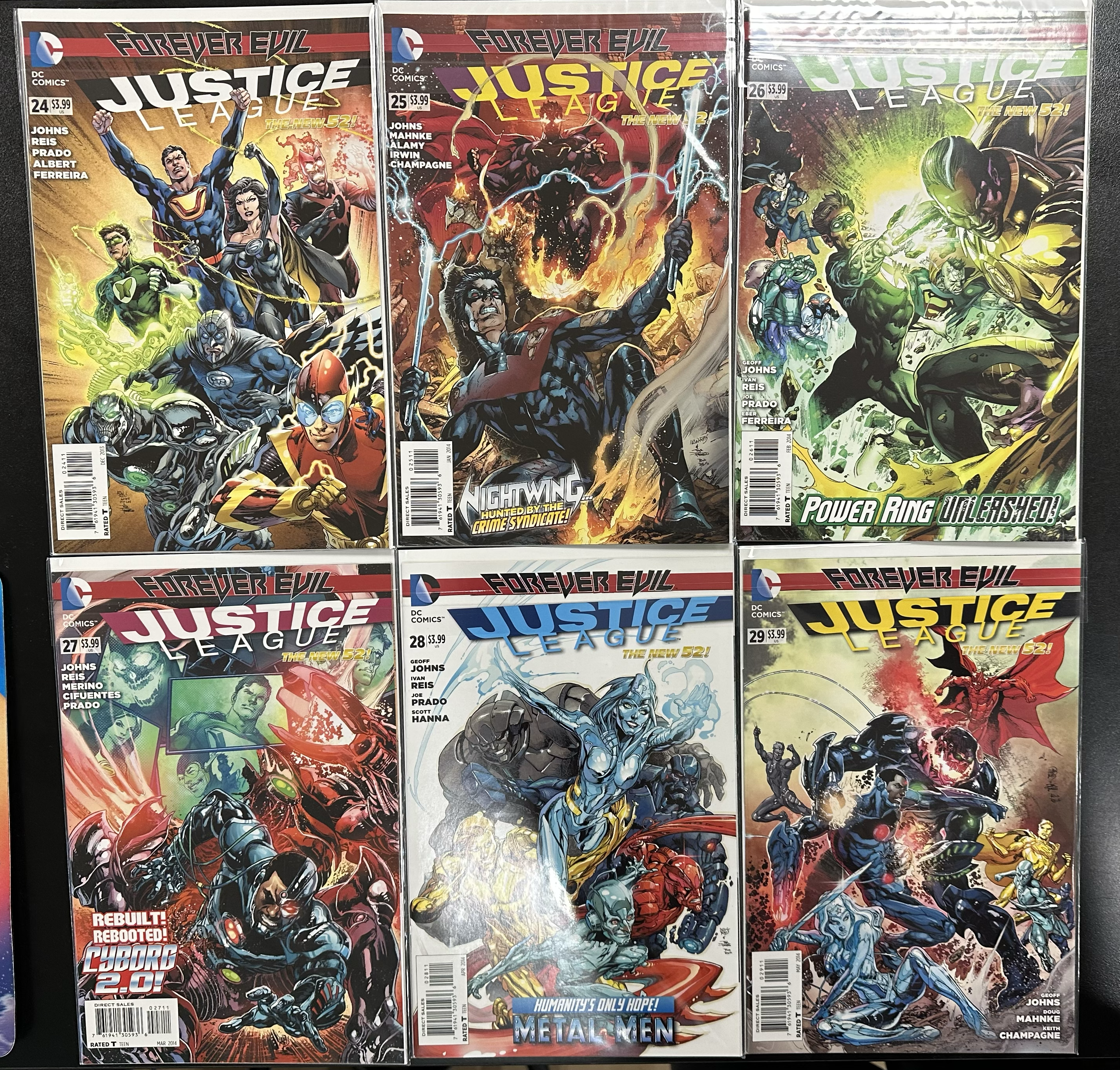 Comic Set - Justice League (2012) #0 + #13-52 + Trinity War Tie-In's + Darkseid War Tie-In's