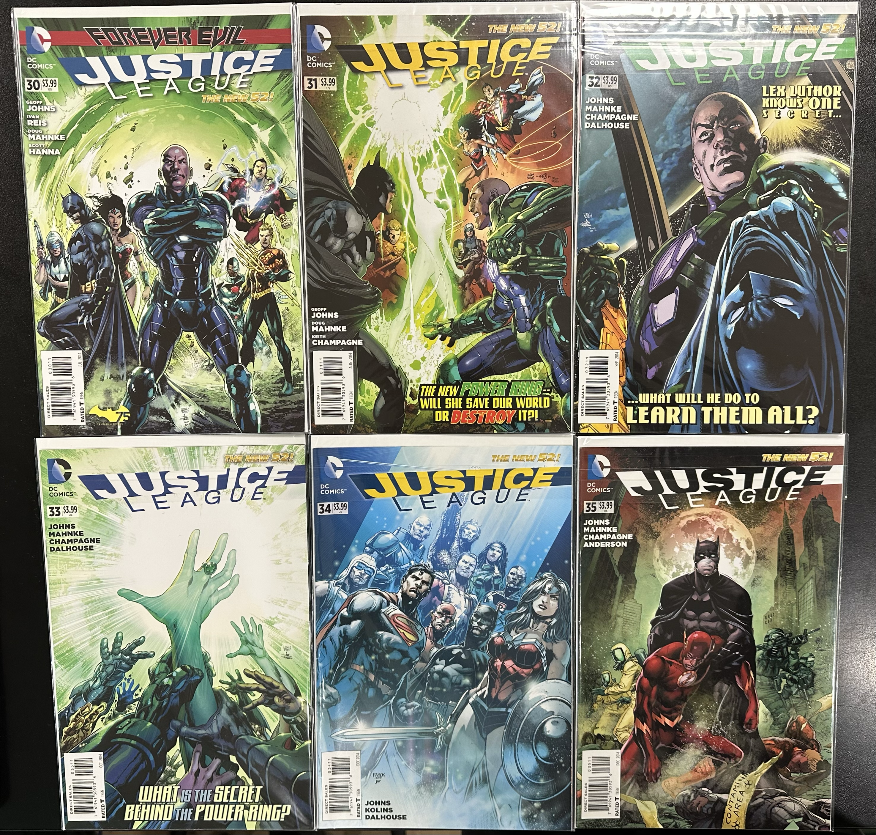 Comic Set - Justice League (2012) #0 + #13-52 + Trinity War Tie-In's + Darkseid War Tie-In's