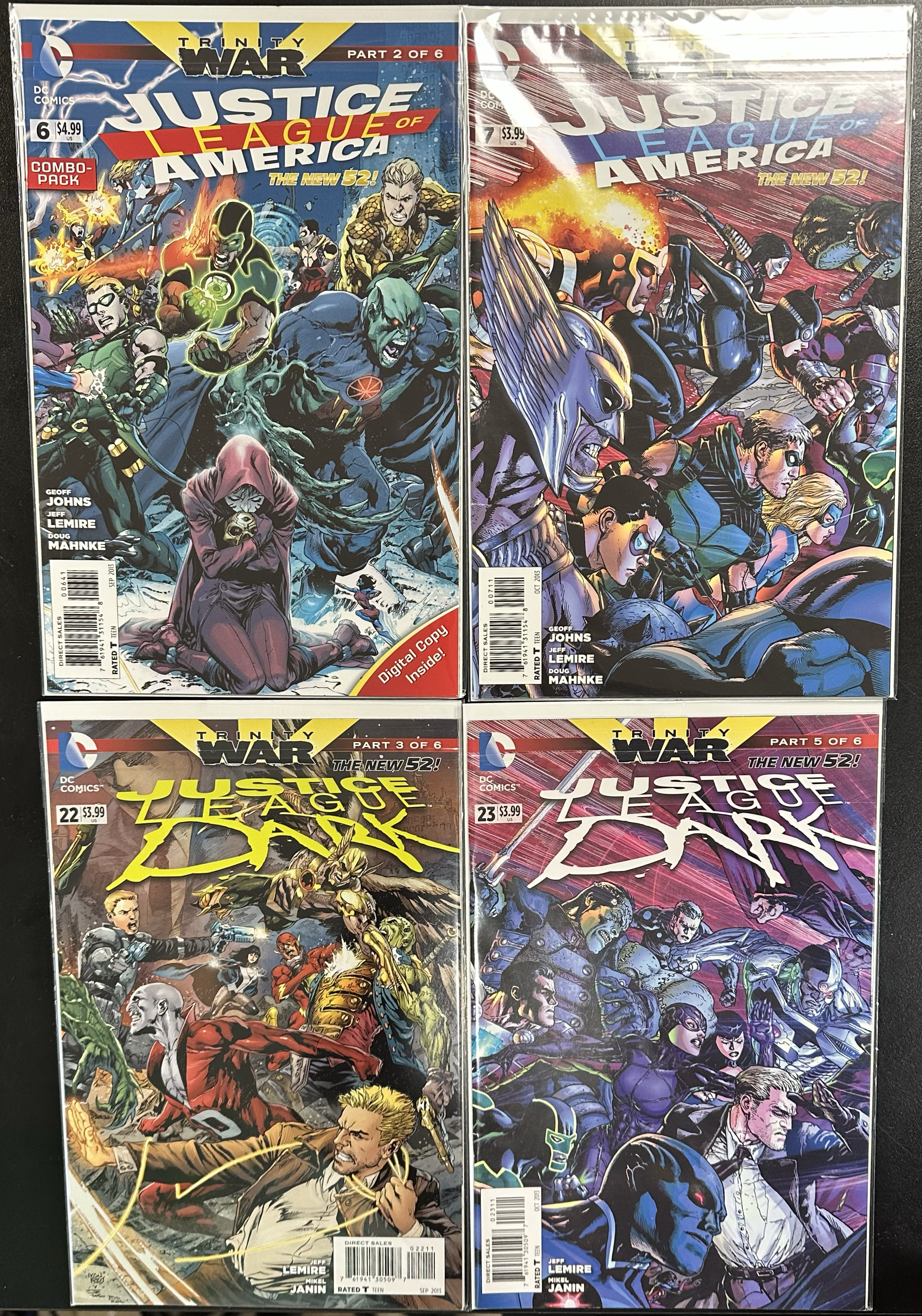 Comic Set - Justice League (2012) #0 + #13-52 + Trinity War Tie-In's + Darkseid War Tie-In's