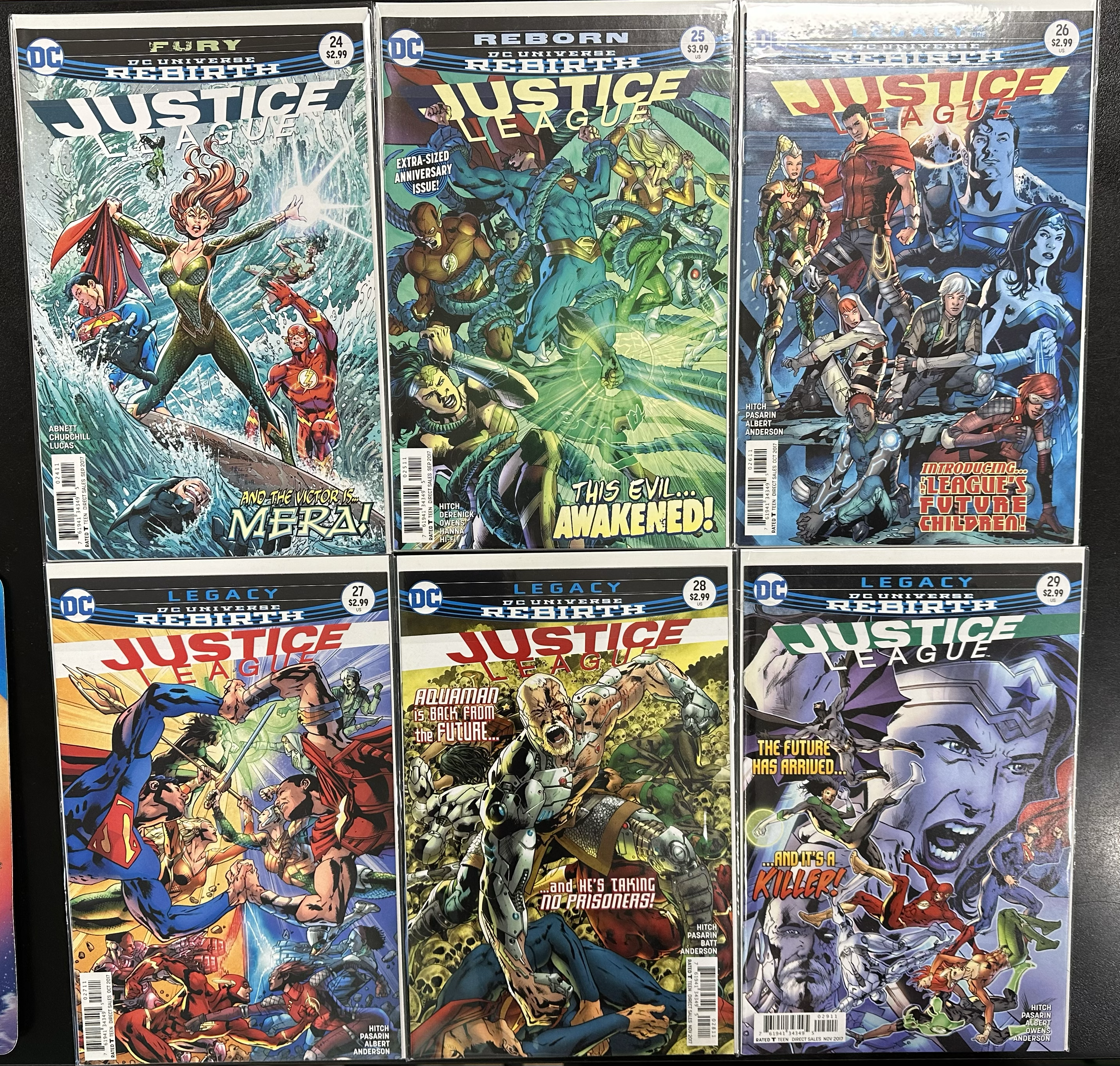 Comic Set - Justice League (2016) #1-29 + Justice League Vs Suicide Squad (Complete Series) + Justice League: Rebirth #1