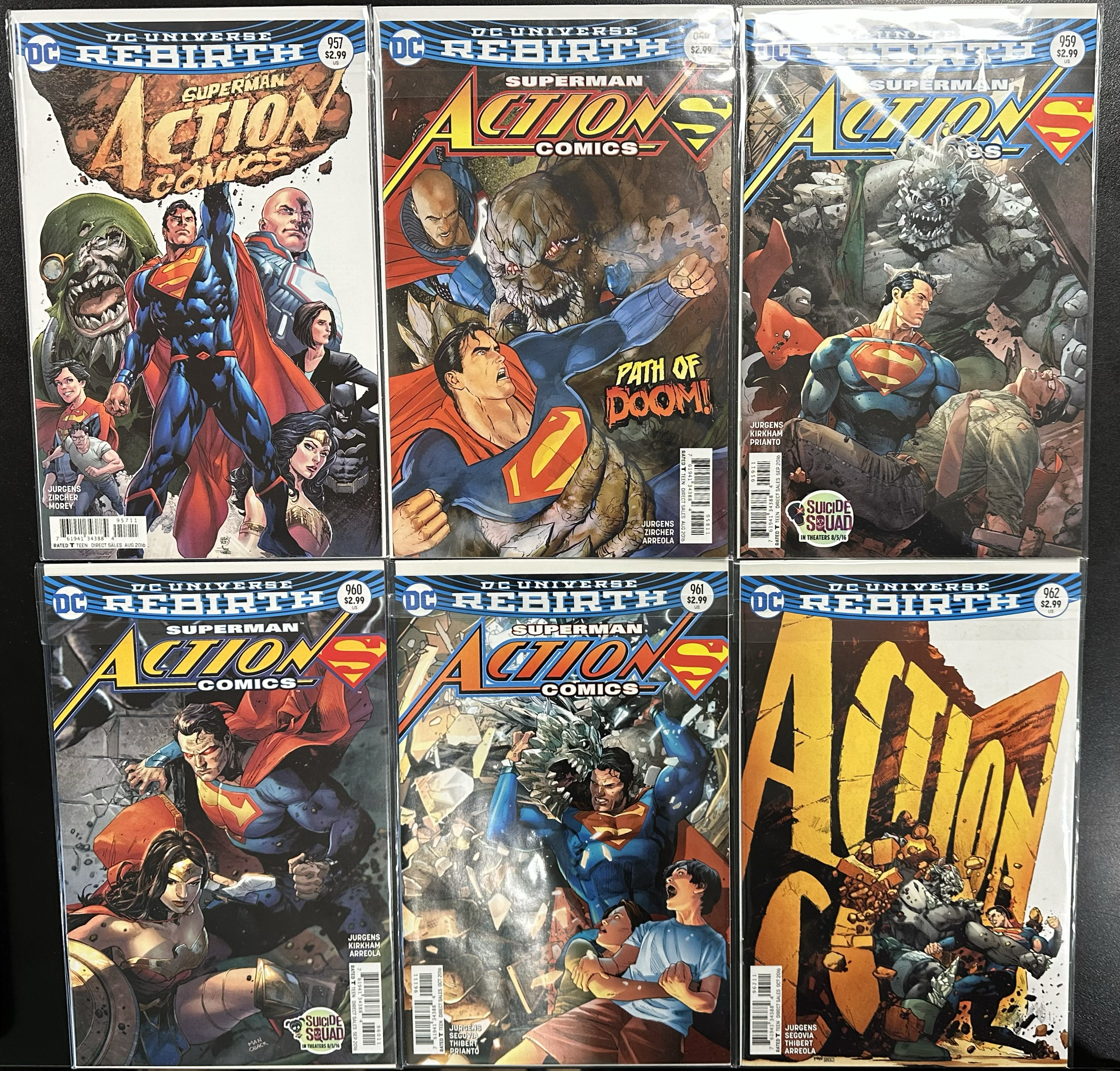 Comic Set - Action Comics #957-988