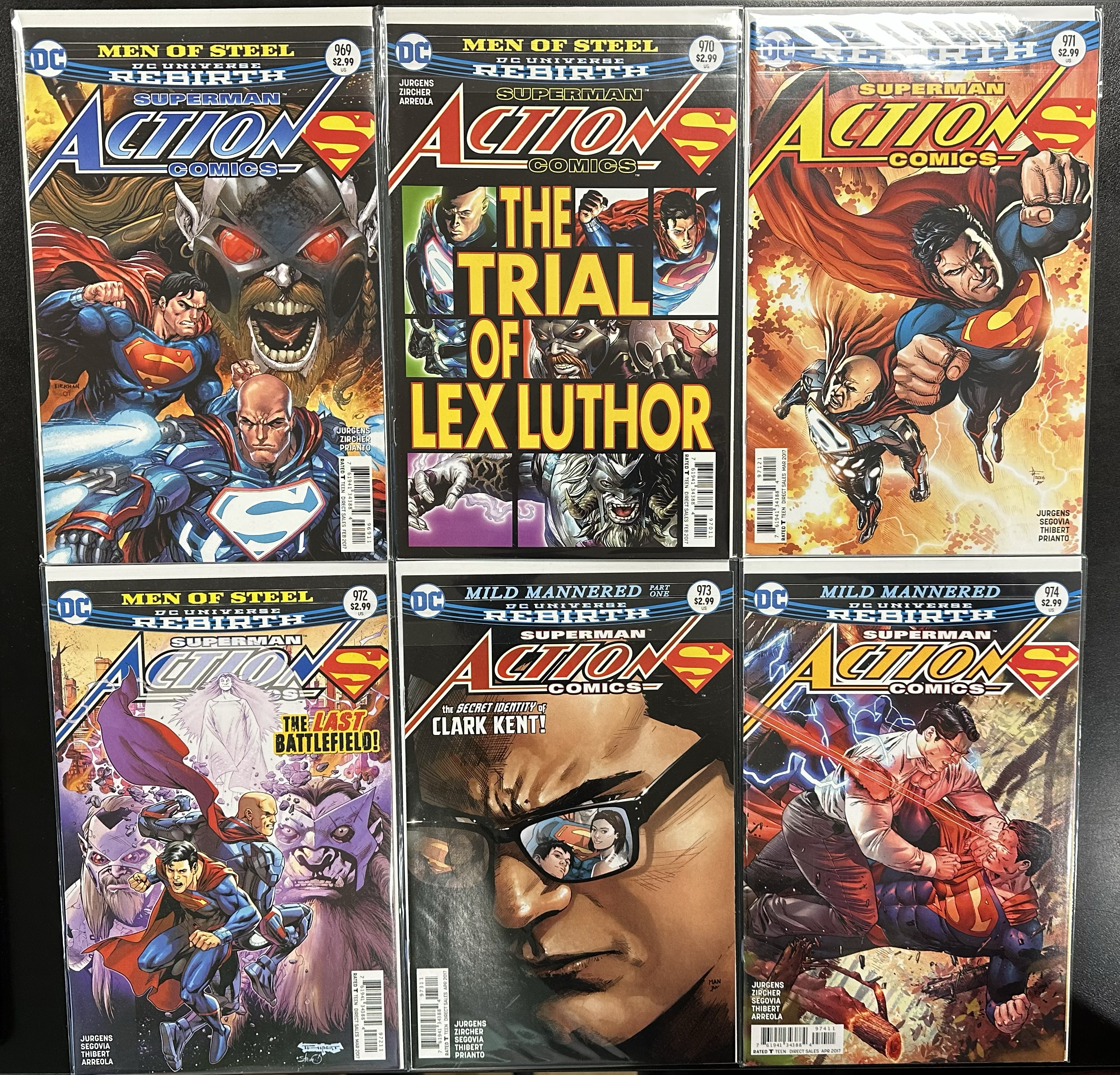 Comic Set - Action Comics #957-988