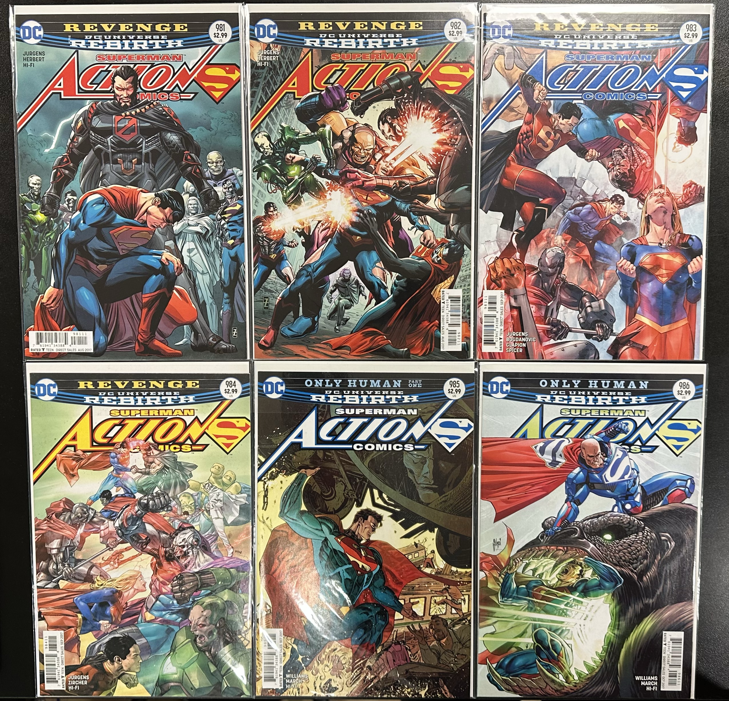 Comic Set - Action Comics #957-988