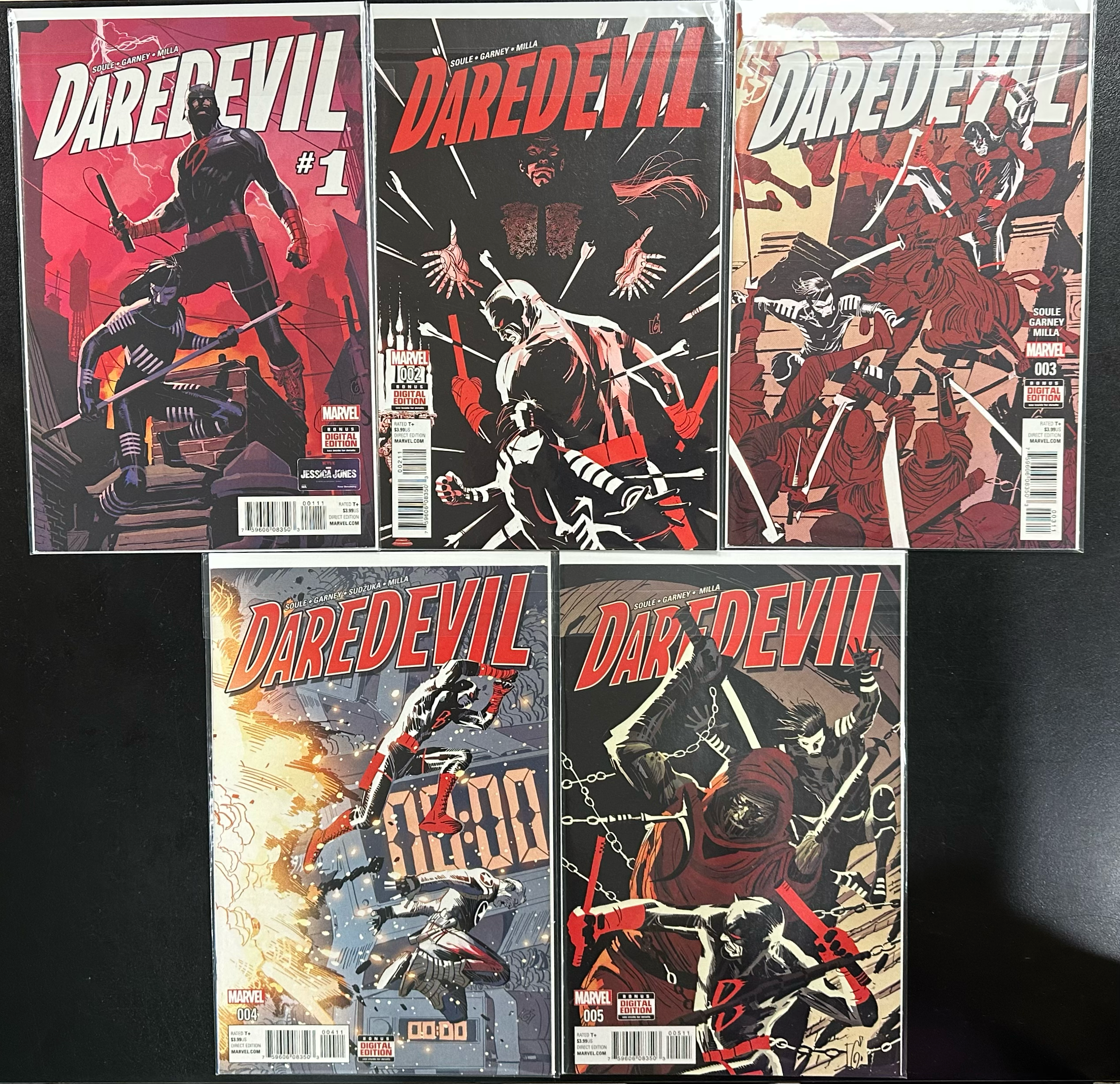 Comic Set - Daredevil (2015) #1-5
