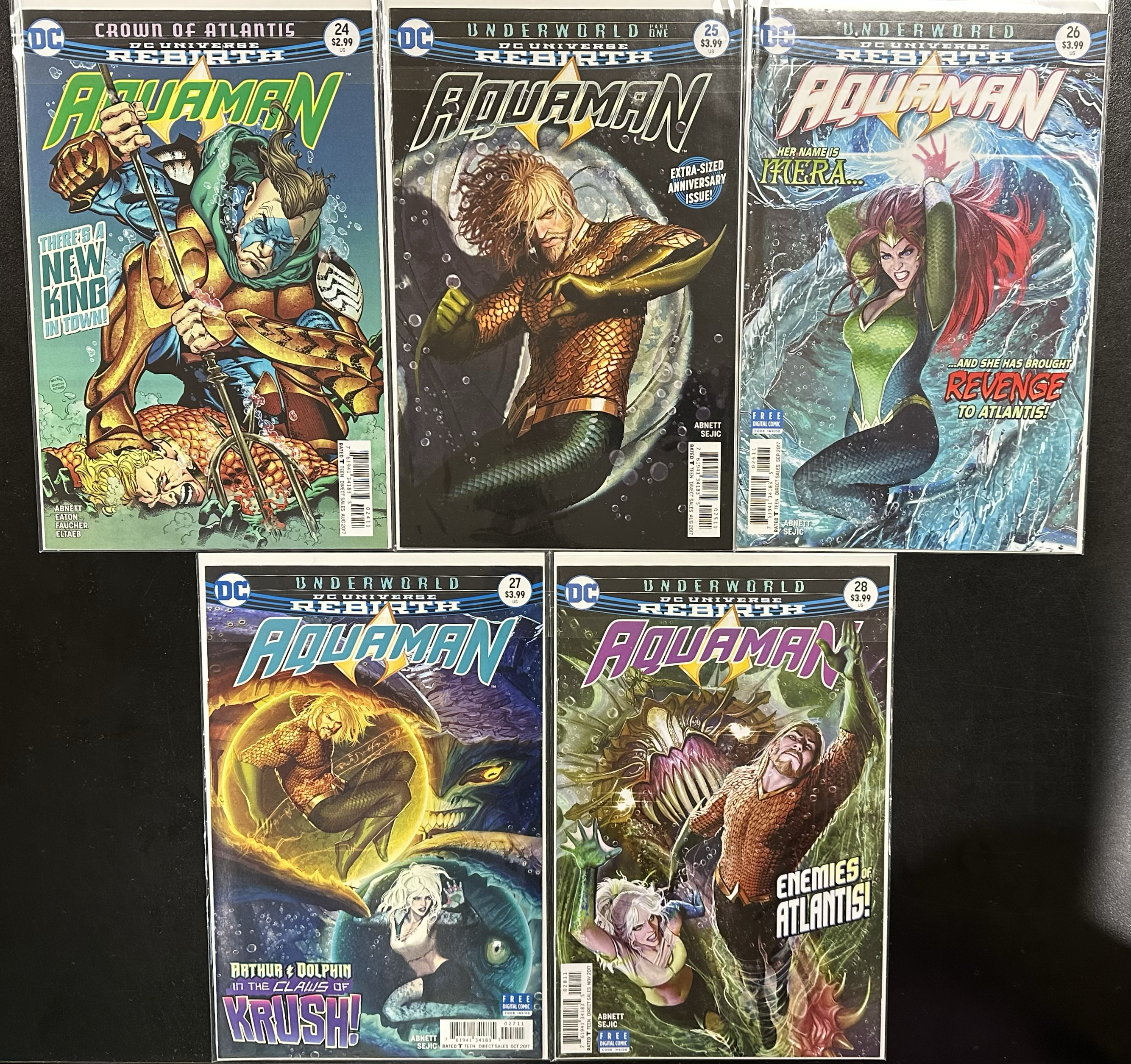 Comic Set - Aquaman (2016) #1-28 + Aquaman: Rebirth #1