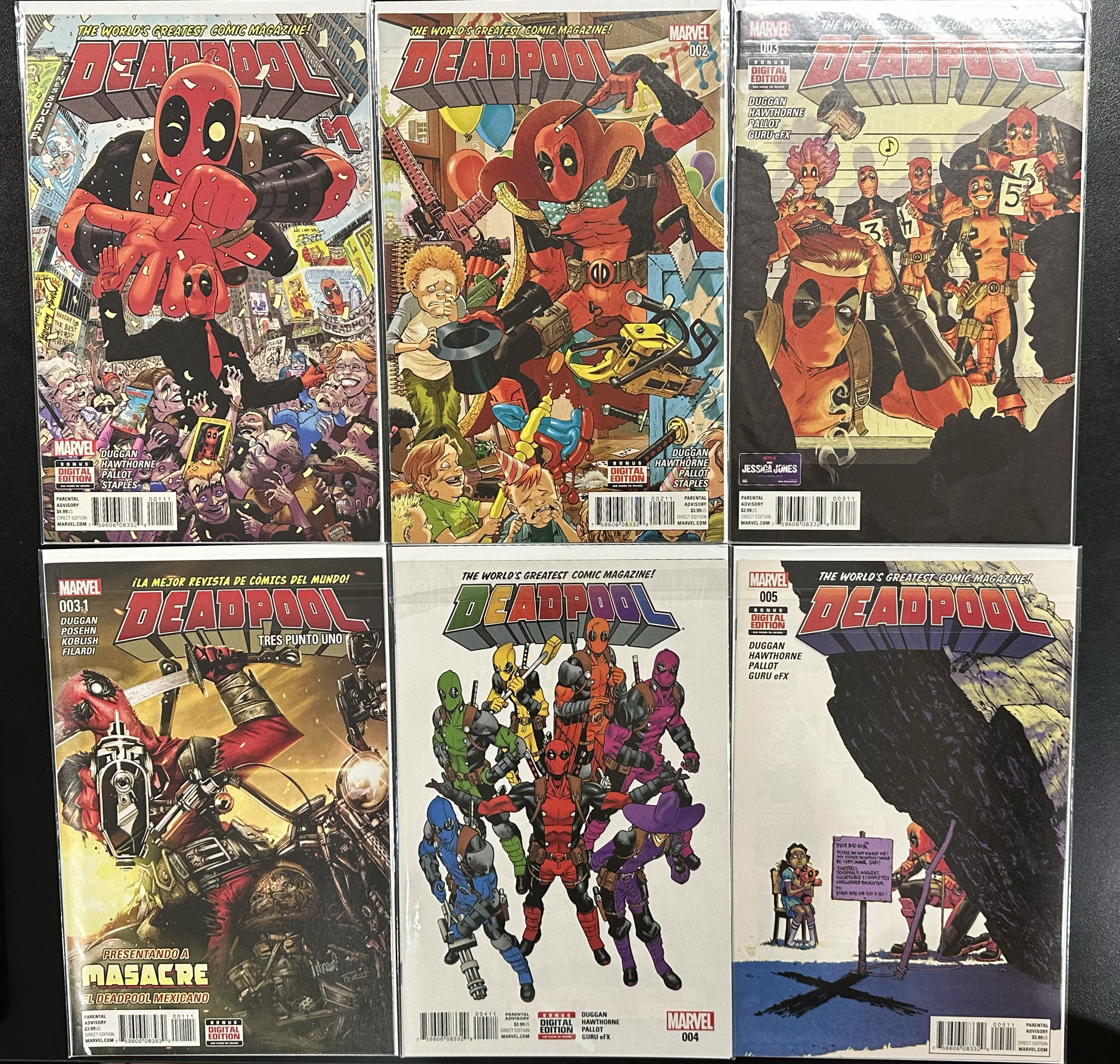 Comic Set - Deadpool (2015) (Complete Series) + Til Death Do Us Crossover Issues