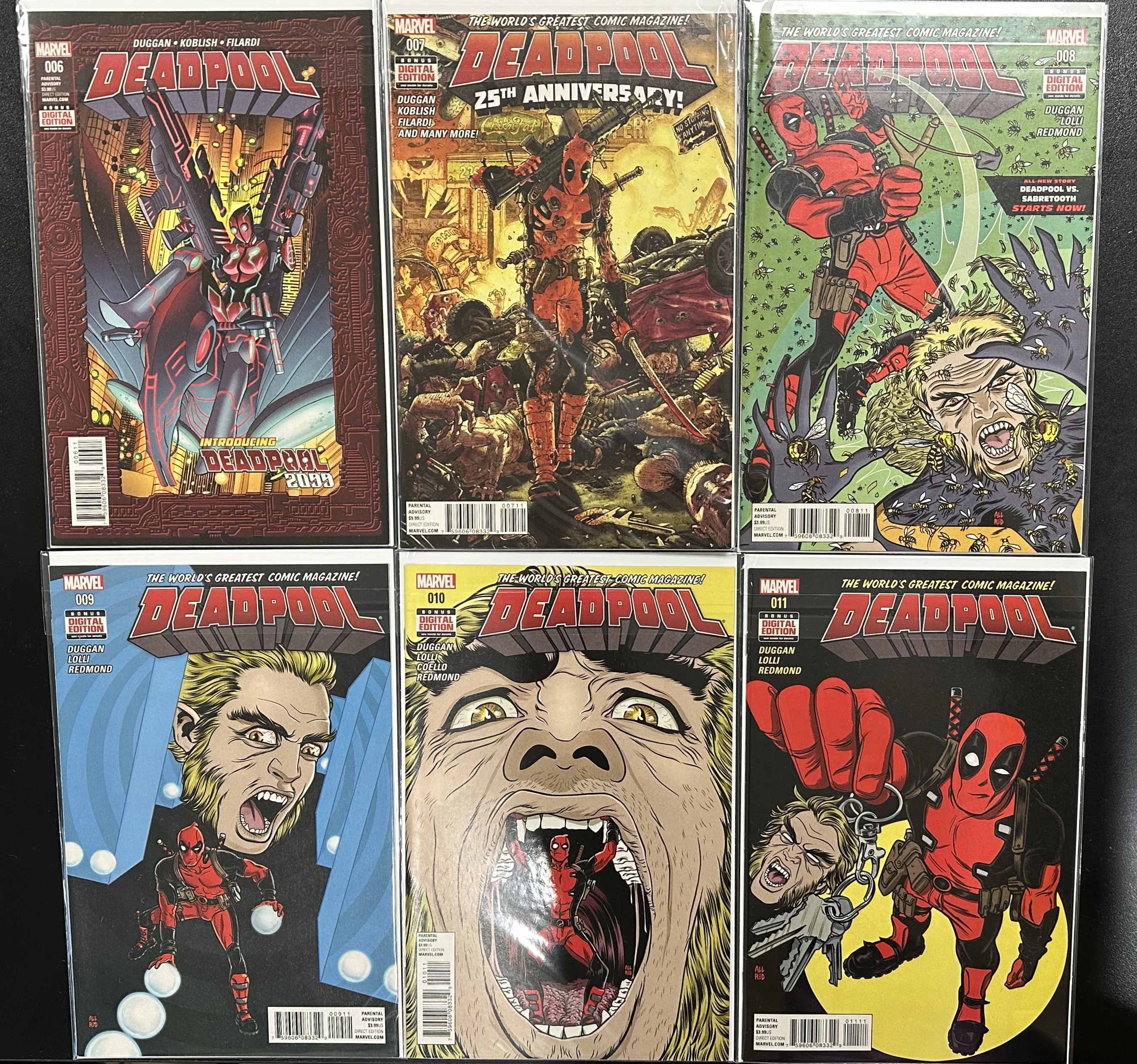 Comic Set - Deadpool (2015) (Complete Series) + Til Death Do Us Crossover Issues
