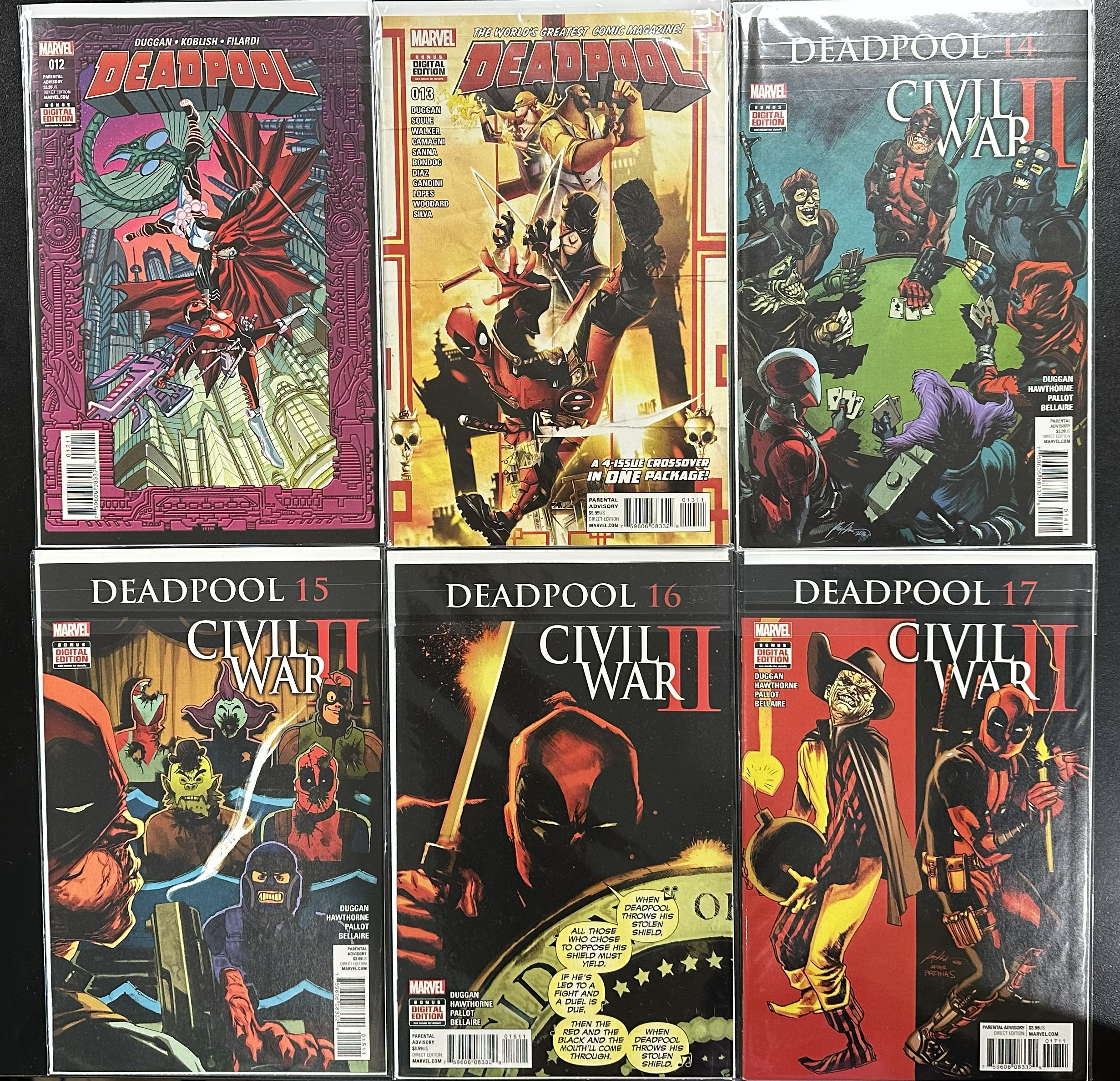 Comic Set - Deadpool (2015) (Complete Series) + Til Death Do Us Crossover Issues