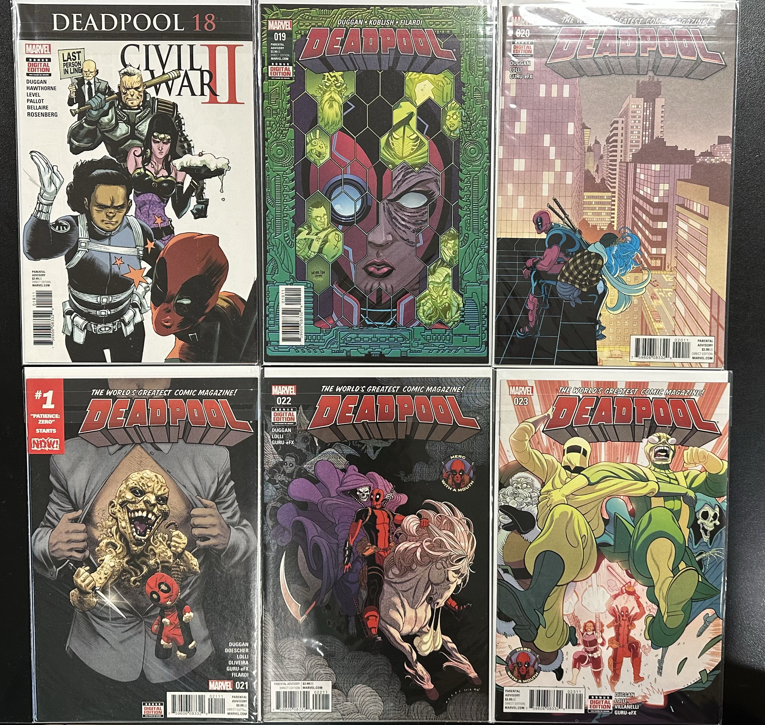 Comic Set - Deadpool (2015) (Complete Series) + Til Death Do Us Crossover Issues