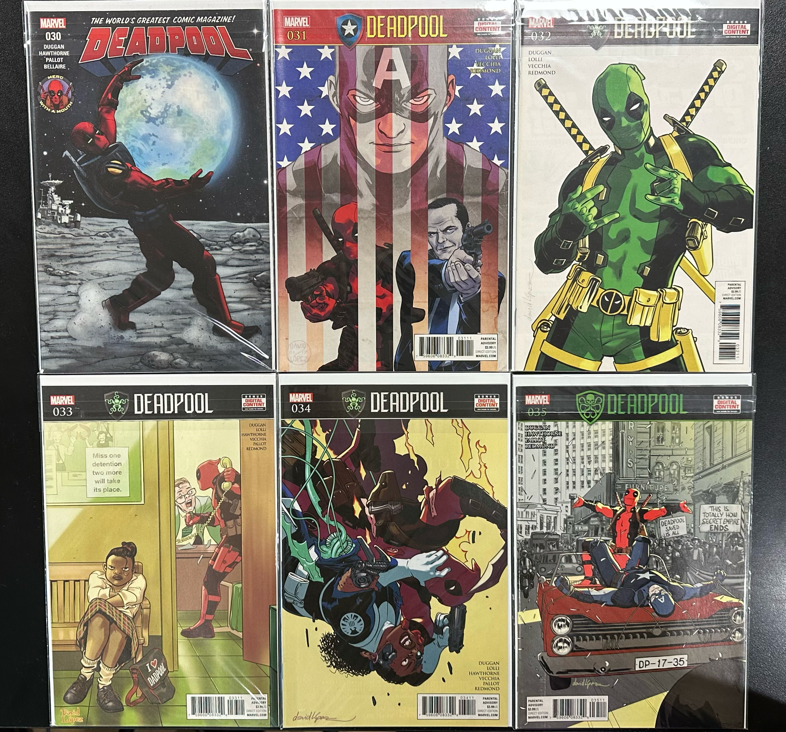 Comic Set - Deadpool (2015) (Complete Series) + Til Death Do Us Crossover Issues